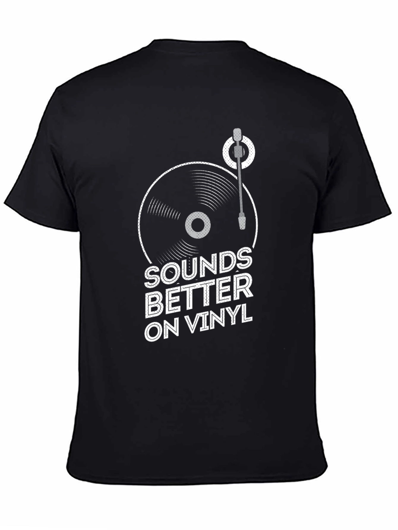 Sounds Better on Vinyl Black T-Shirt