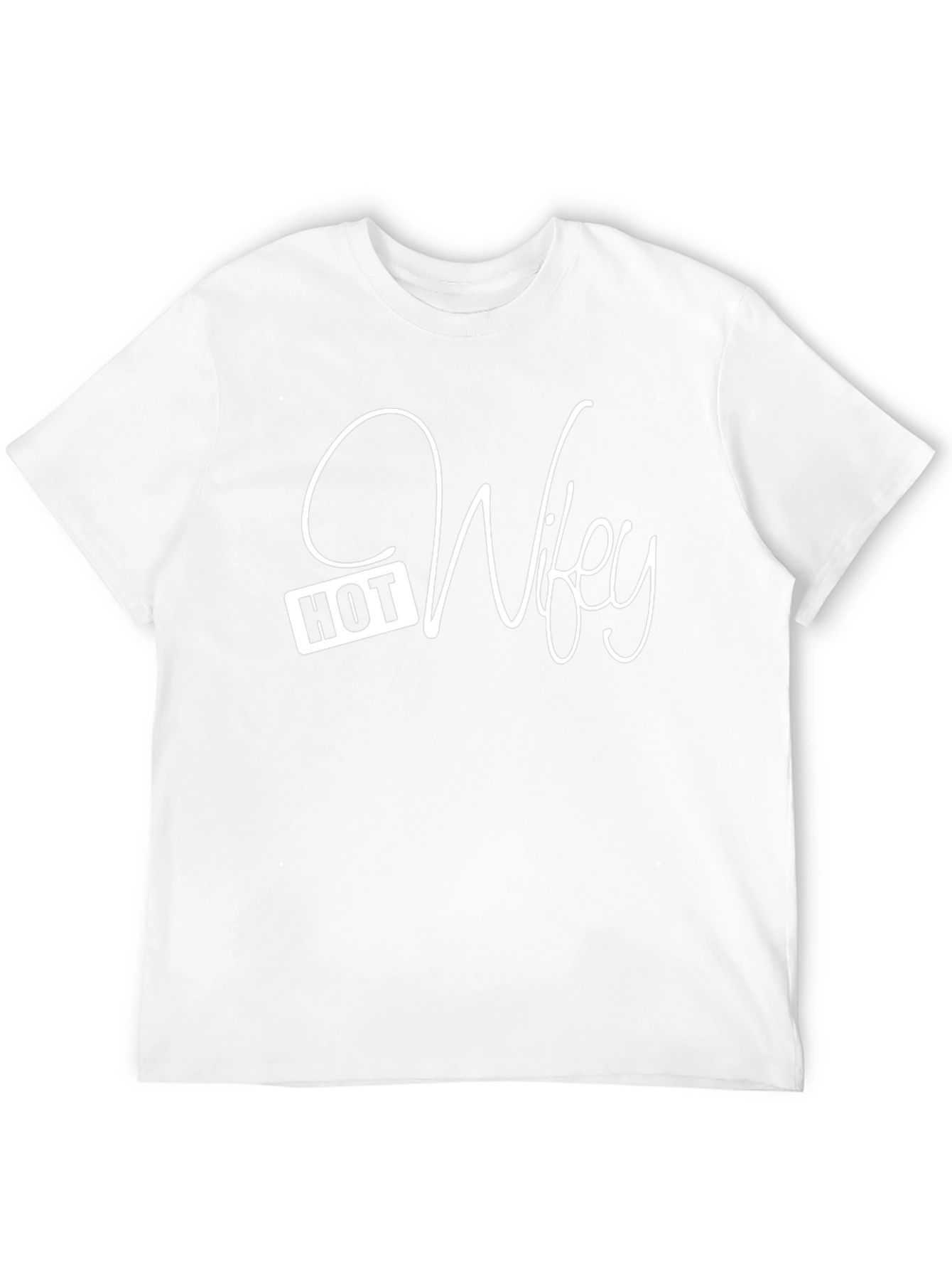 Hot Wifey Graphic T-Shirt - Black