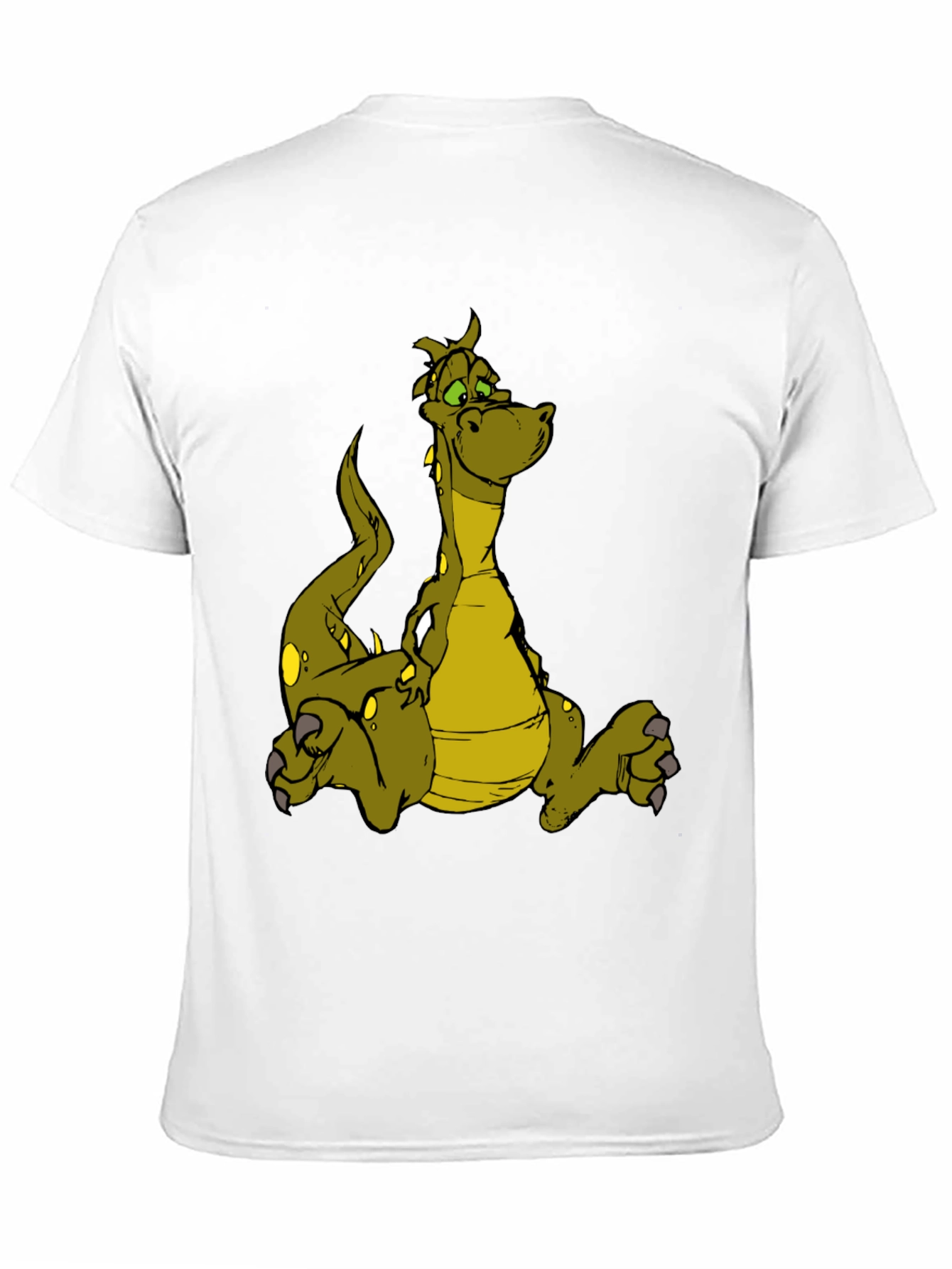 Dragon Graphic Tee - Black Cotton T-Shirt