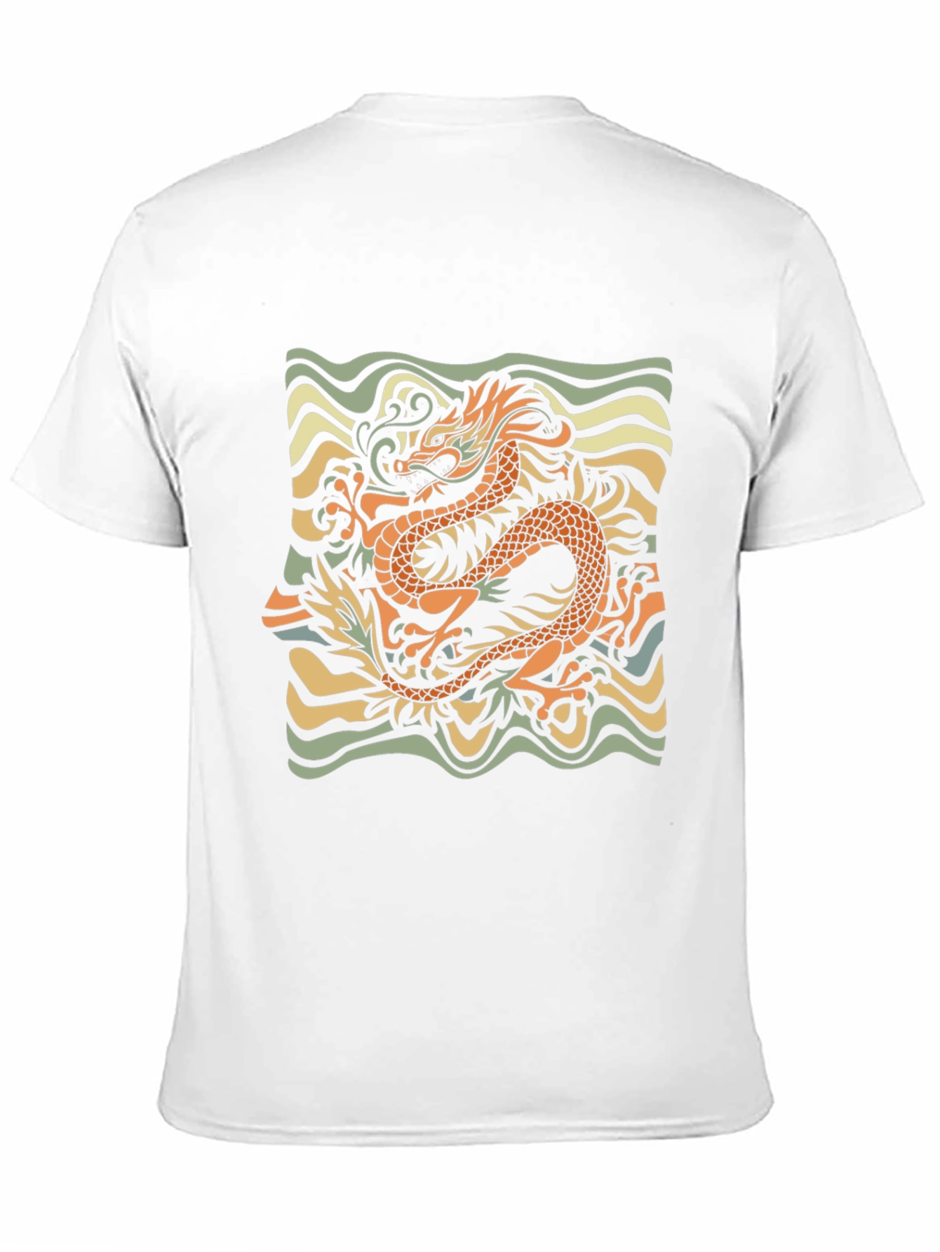 Dragon Graphic Tee - Retro Style