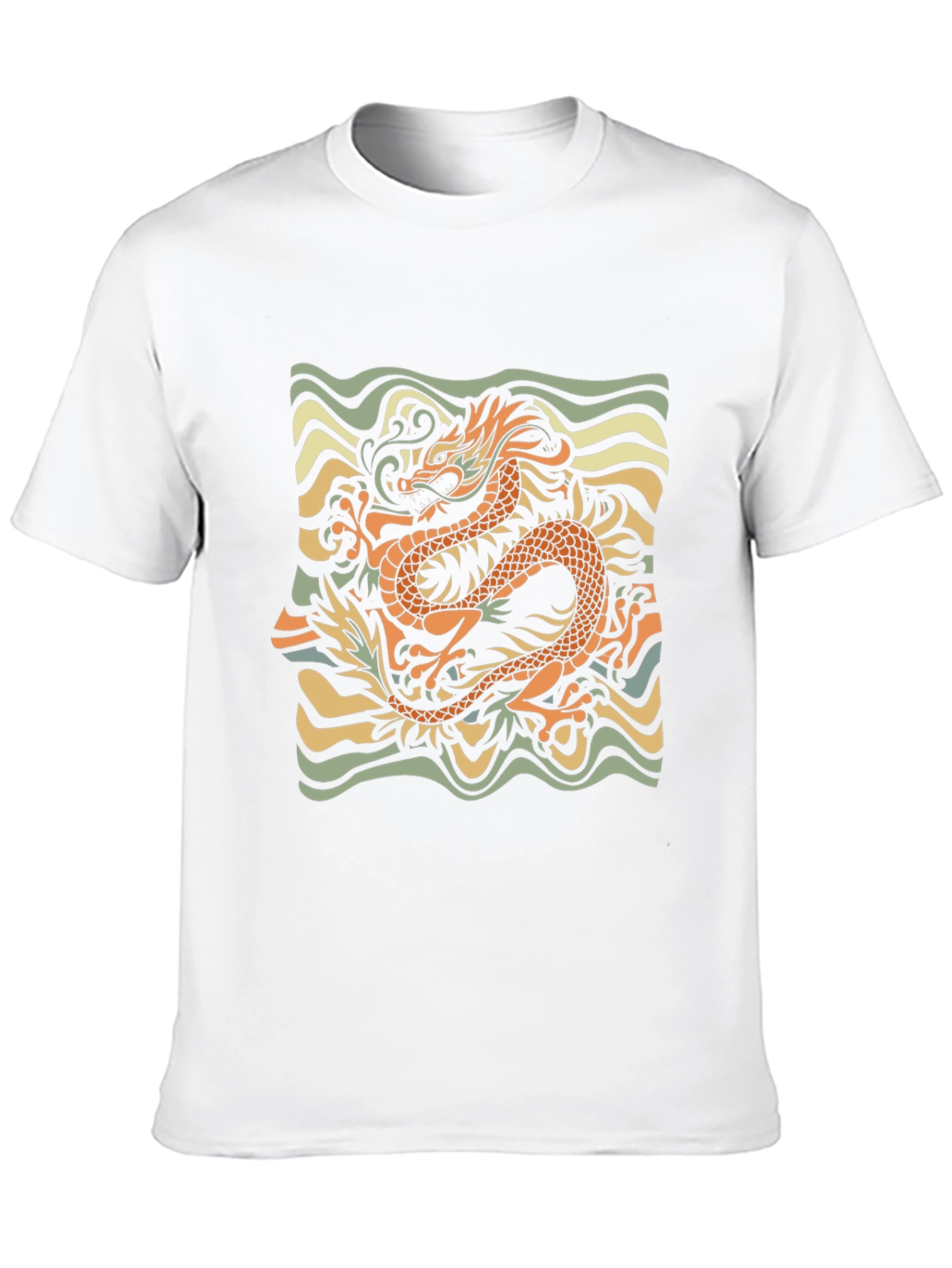 Dragon Graphic Tee - Retro Style