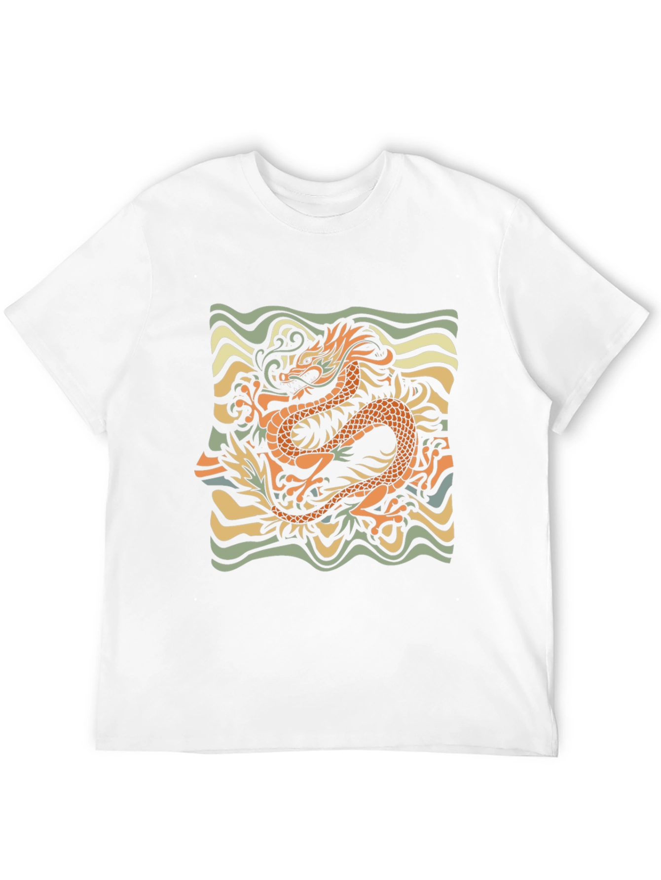 Dragon Graphic Tee - Retro Style