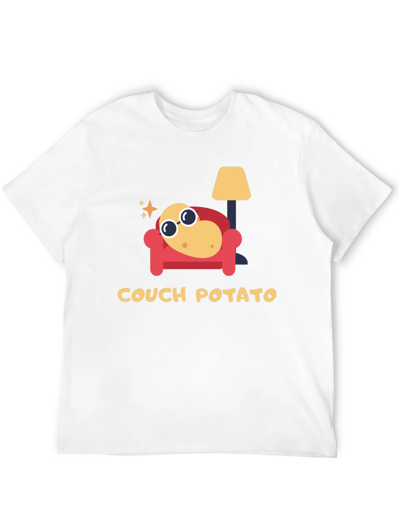 Couch Potato Graphic Tee - Lazy Day Comfort