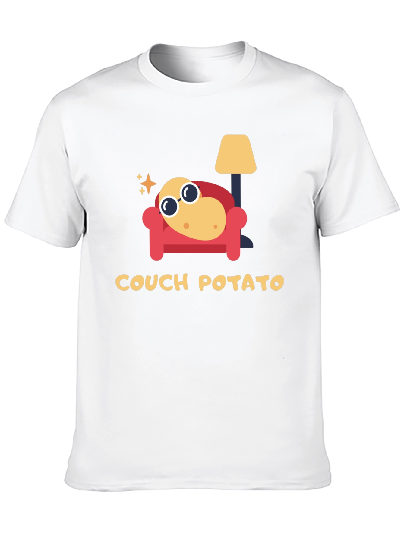 Couch Potato Graphic Tee - Lazy Day Comfort