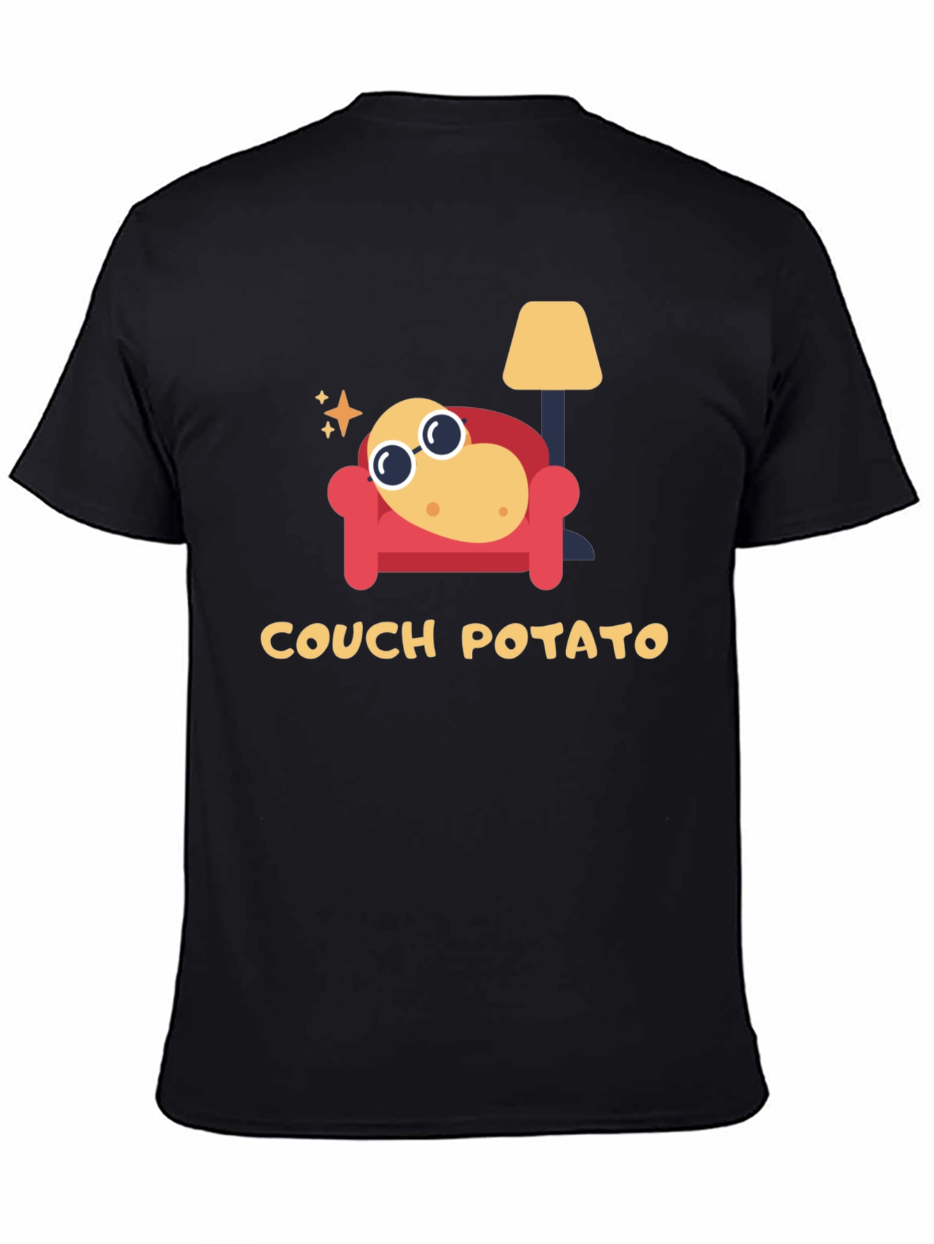 Couch Potato Graphic Tee - Lazy Day Comfort