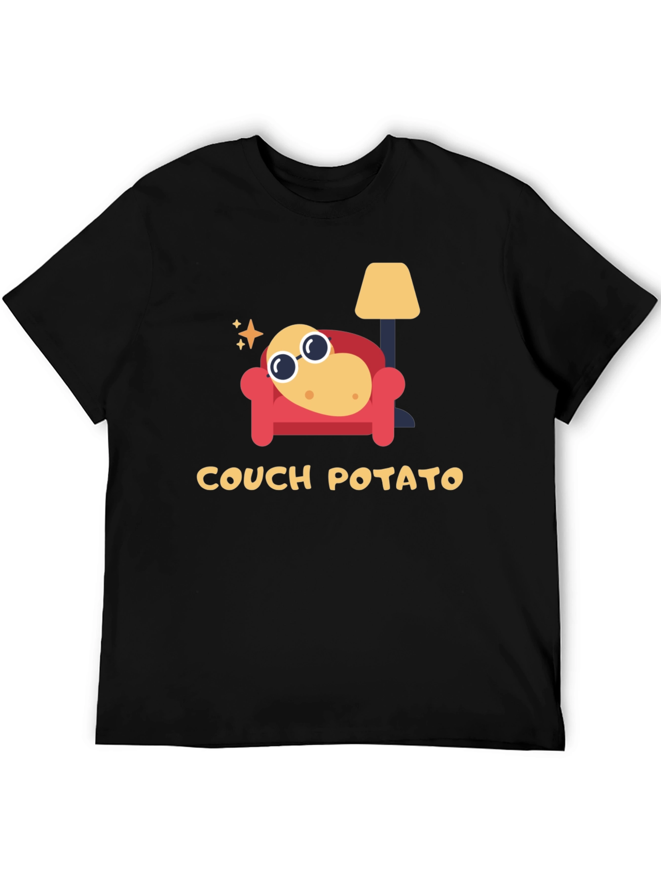 Couch Potato Graphic Tee - Lazy Day Comfort