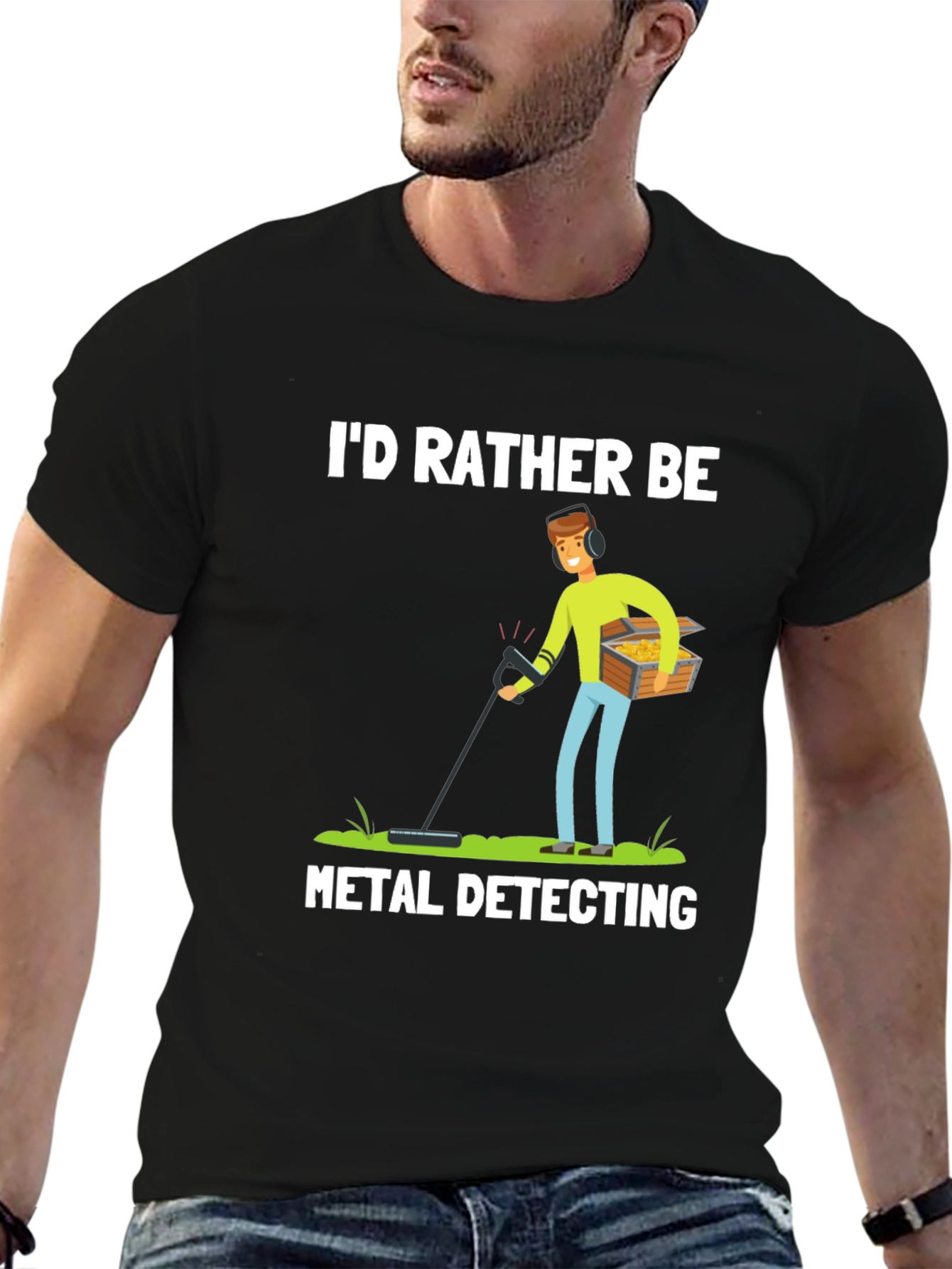 Metal Detecting Graphic Tee