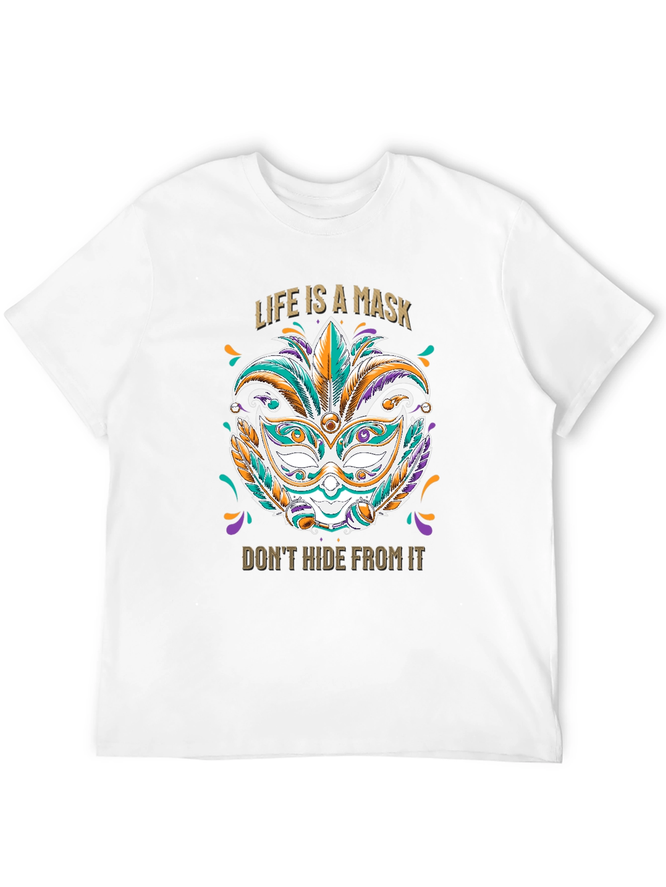 Life Is A Mask Graphic T-Shirt