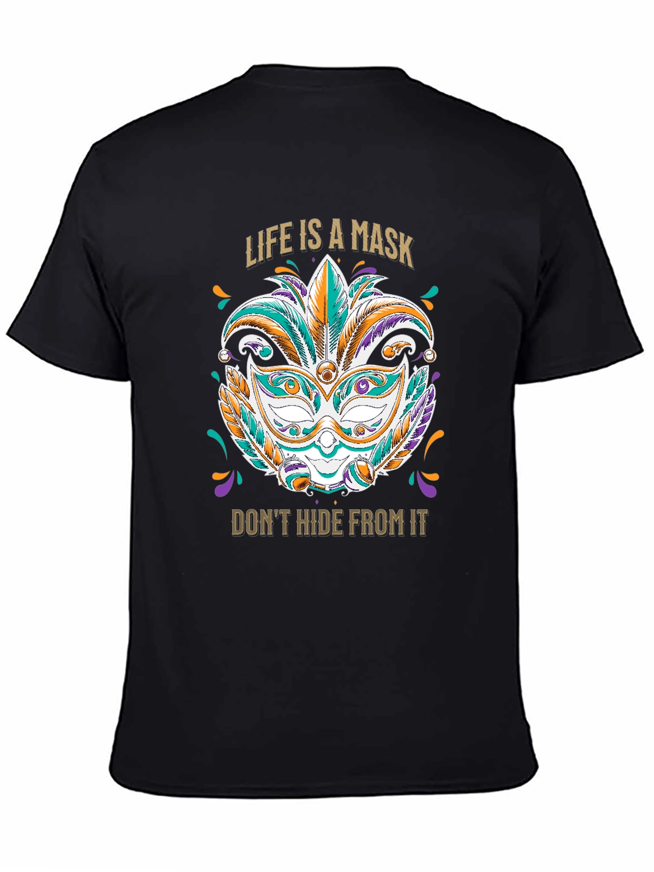 Life Is A Mask Graphic T-Shirt