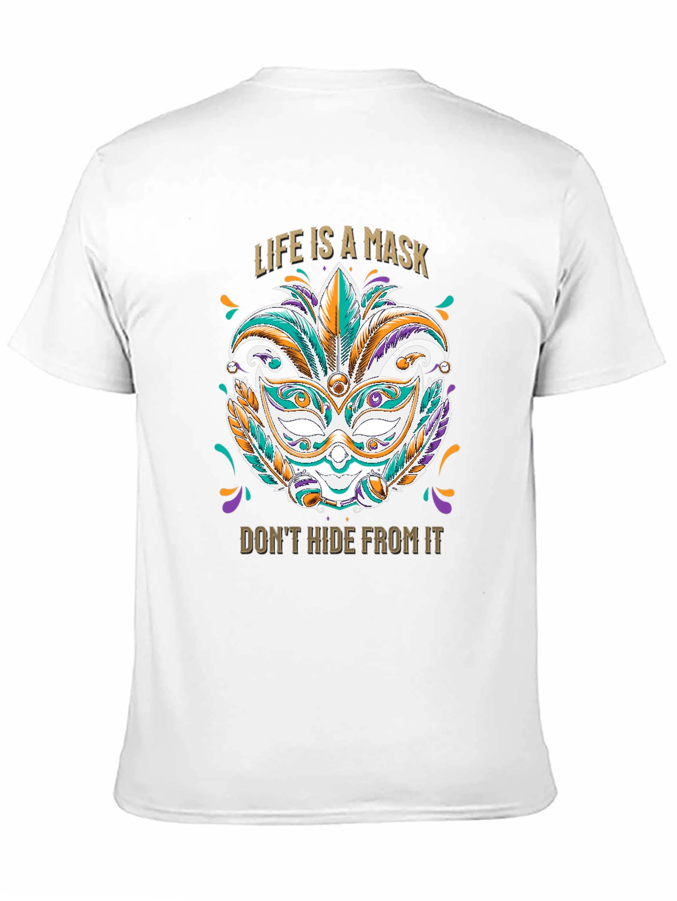Life Is A Mask Graphic T-Shirt