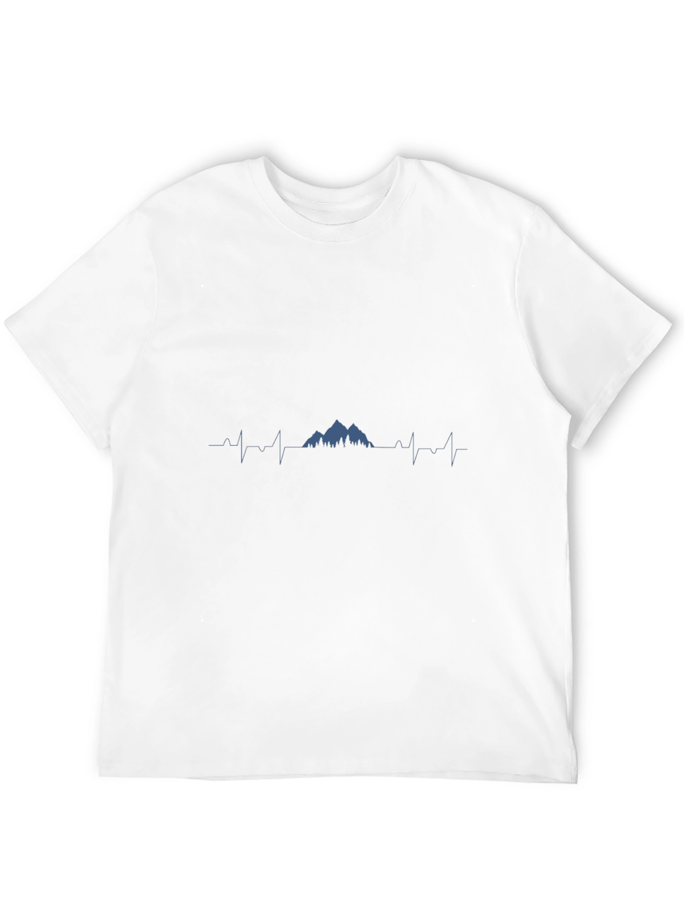 Mountain Heartbeat Graphic Tee - Adventure Awaits!