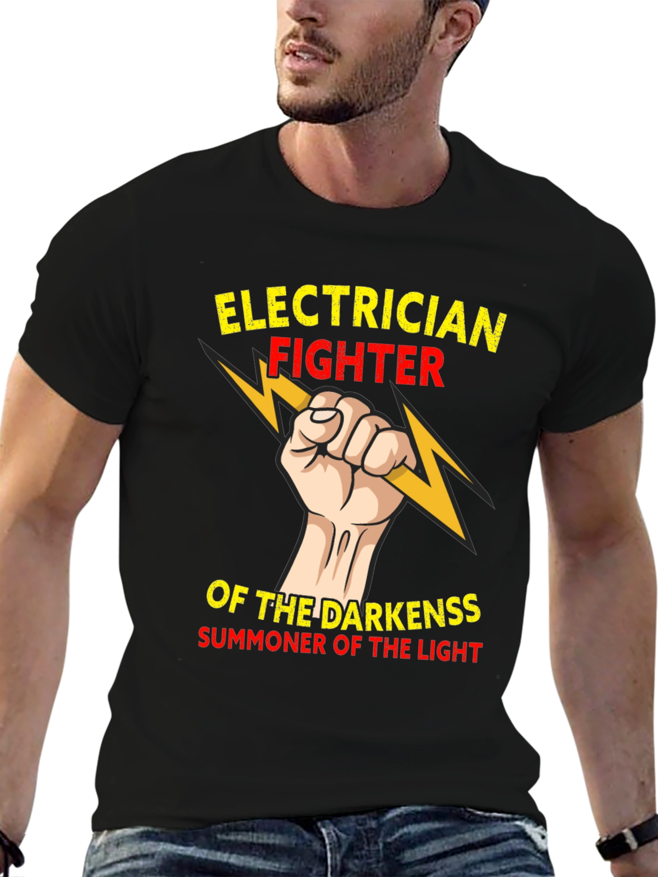 Electrician Fighter T-Shirt - Summoner of Light