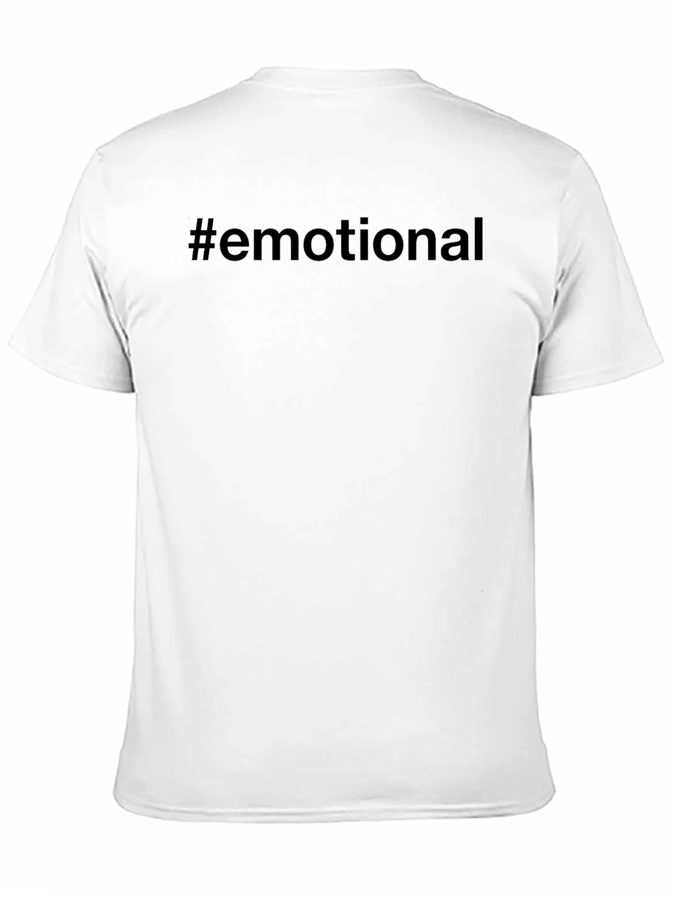 #Emotional Black T-Shirt - Express Yourself