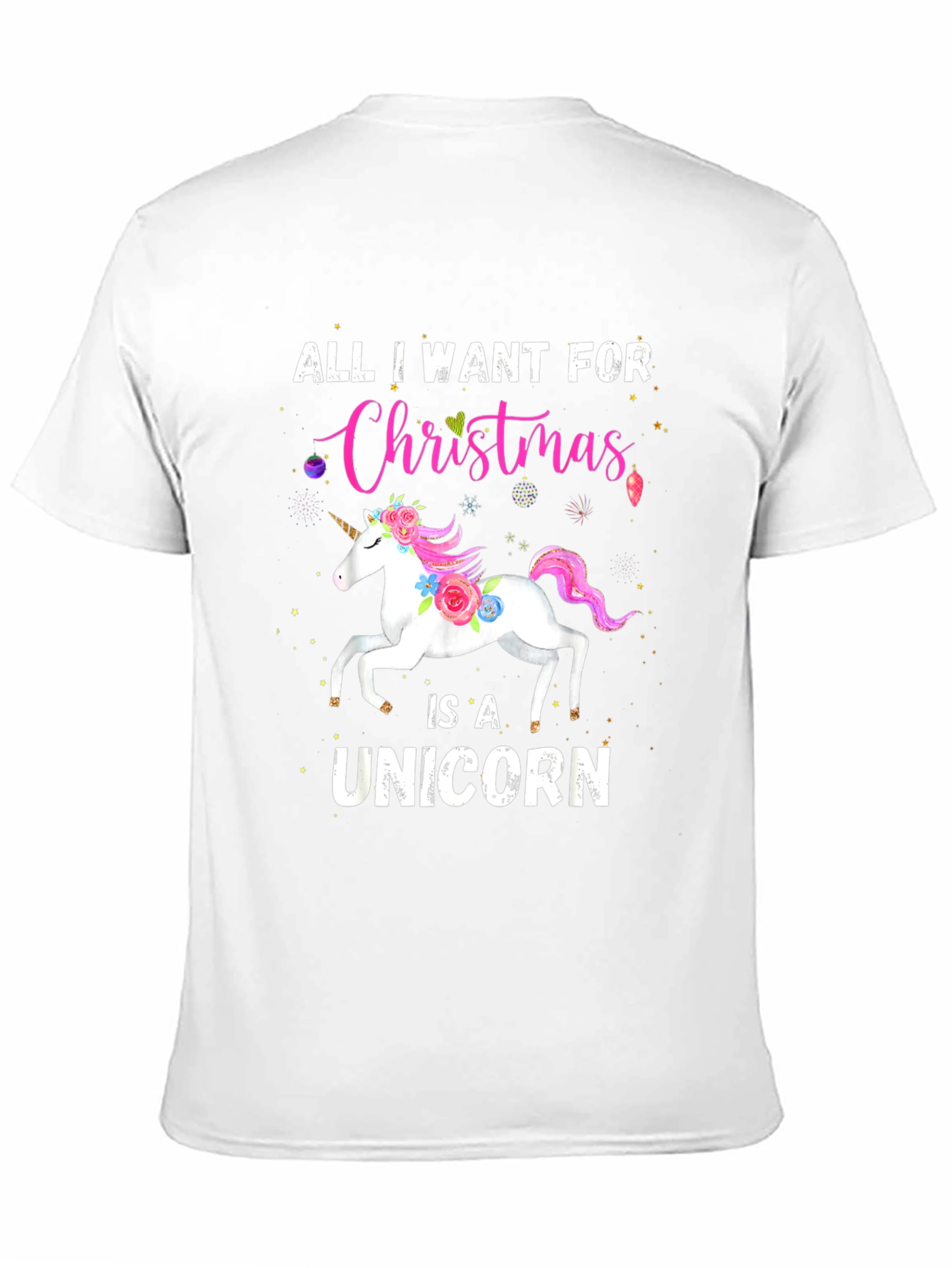 Unicorn Christmas T-Shirt - Holiday Gift