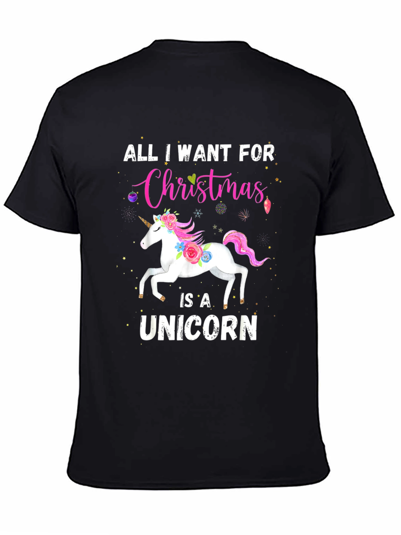 Unicorn Christmas T-Shirt - Holiday Gift