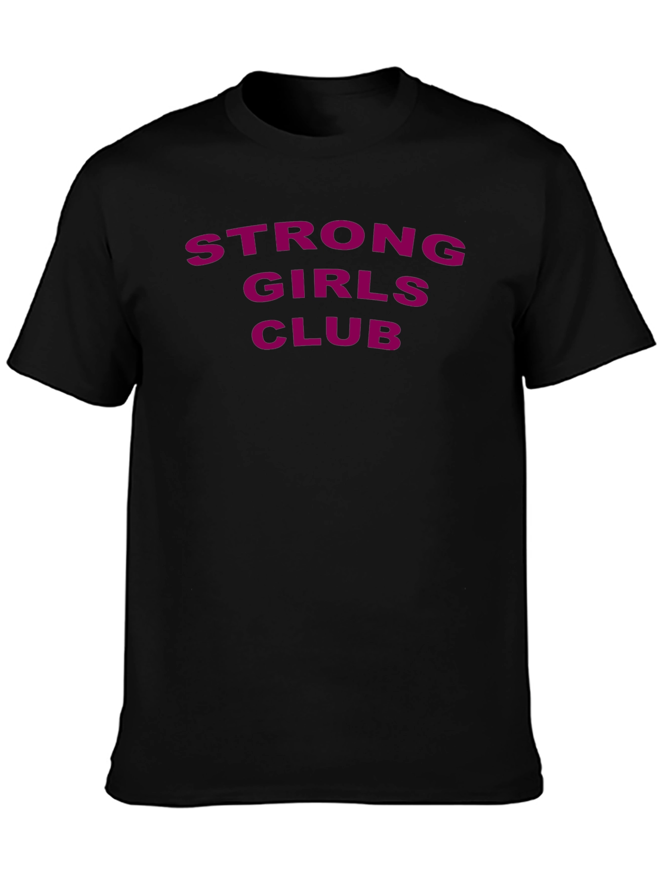 Strong Girls Club T-Shirt Black