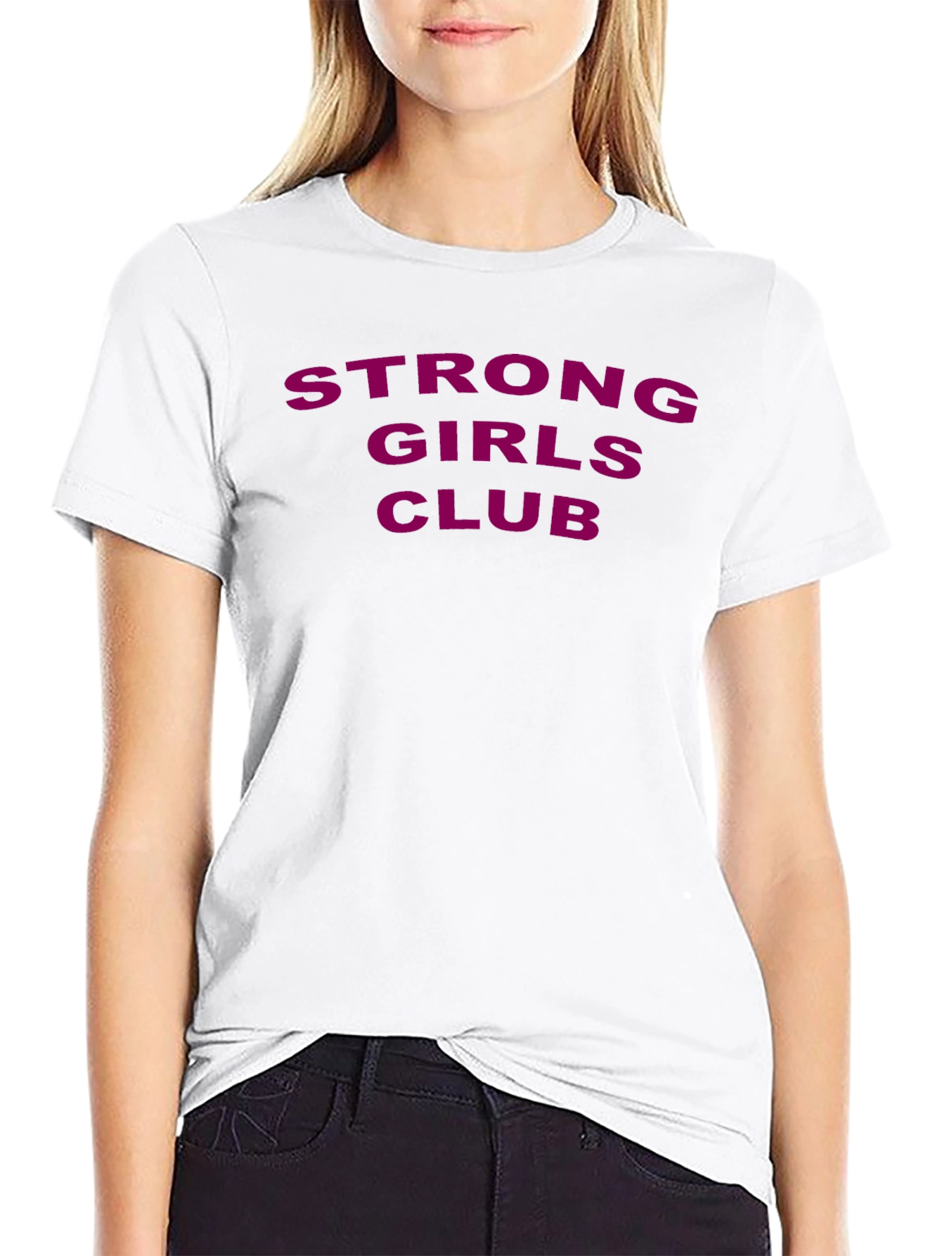 Strong Girls Club T-Shirt Black