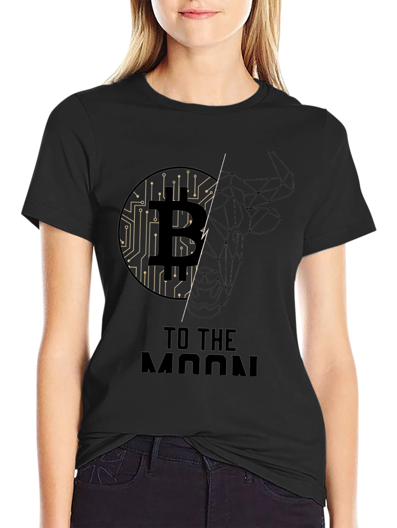 Bitcoin Bull Crypto T-Shirt - To the Moon!