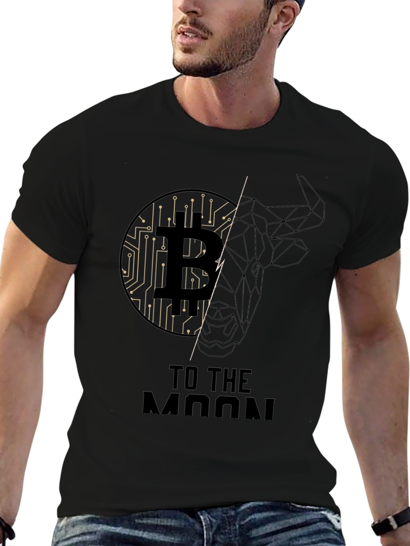 Bitcoin Bull Crypto T-Shirt - To the Moon!