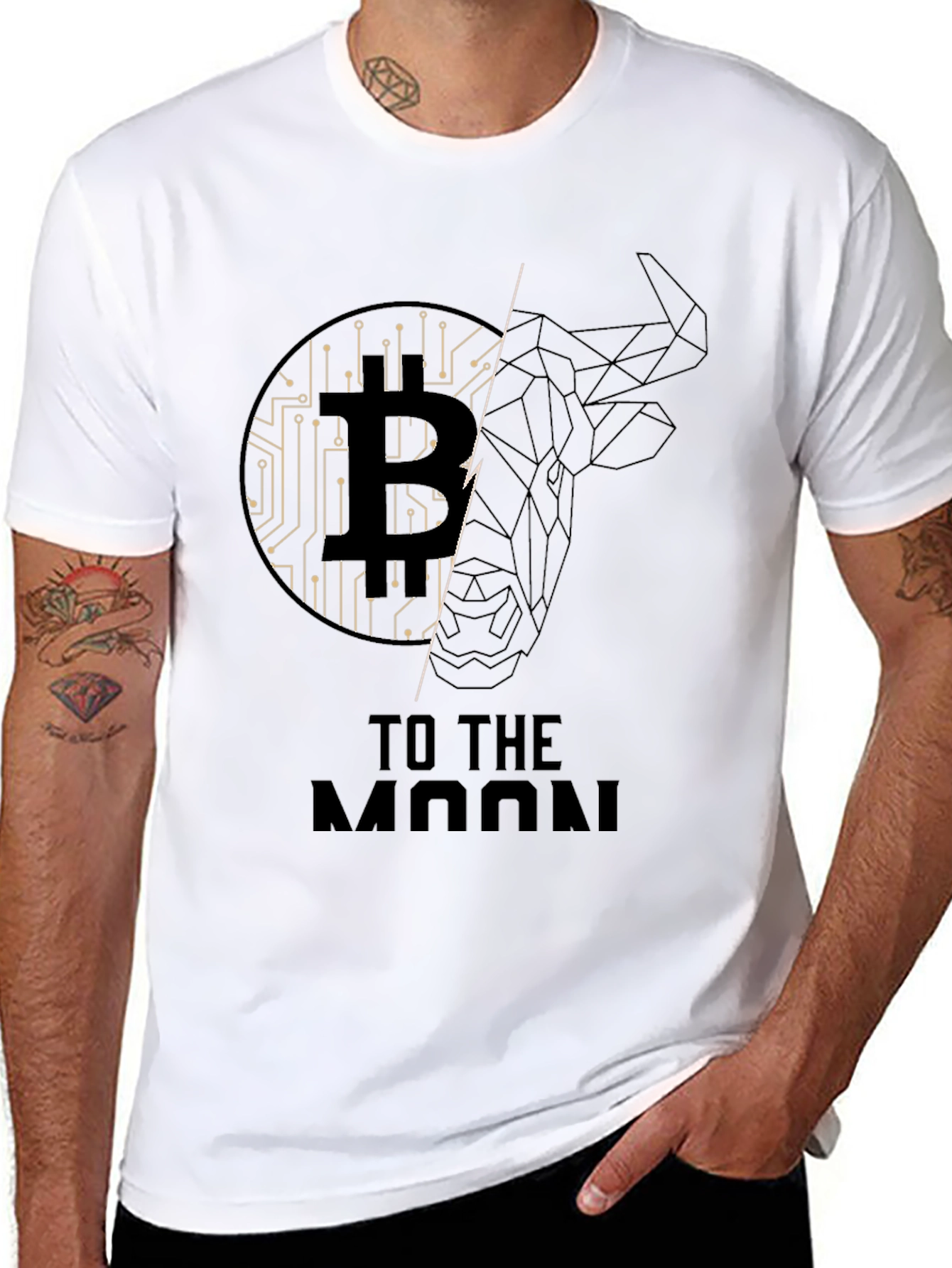 Bitcoin Bull Crypto T-Shirt - To the Moon!