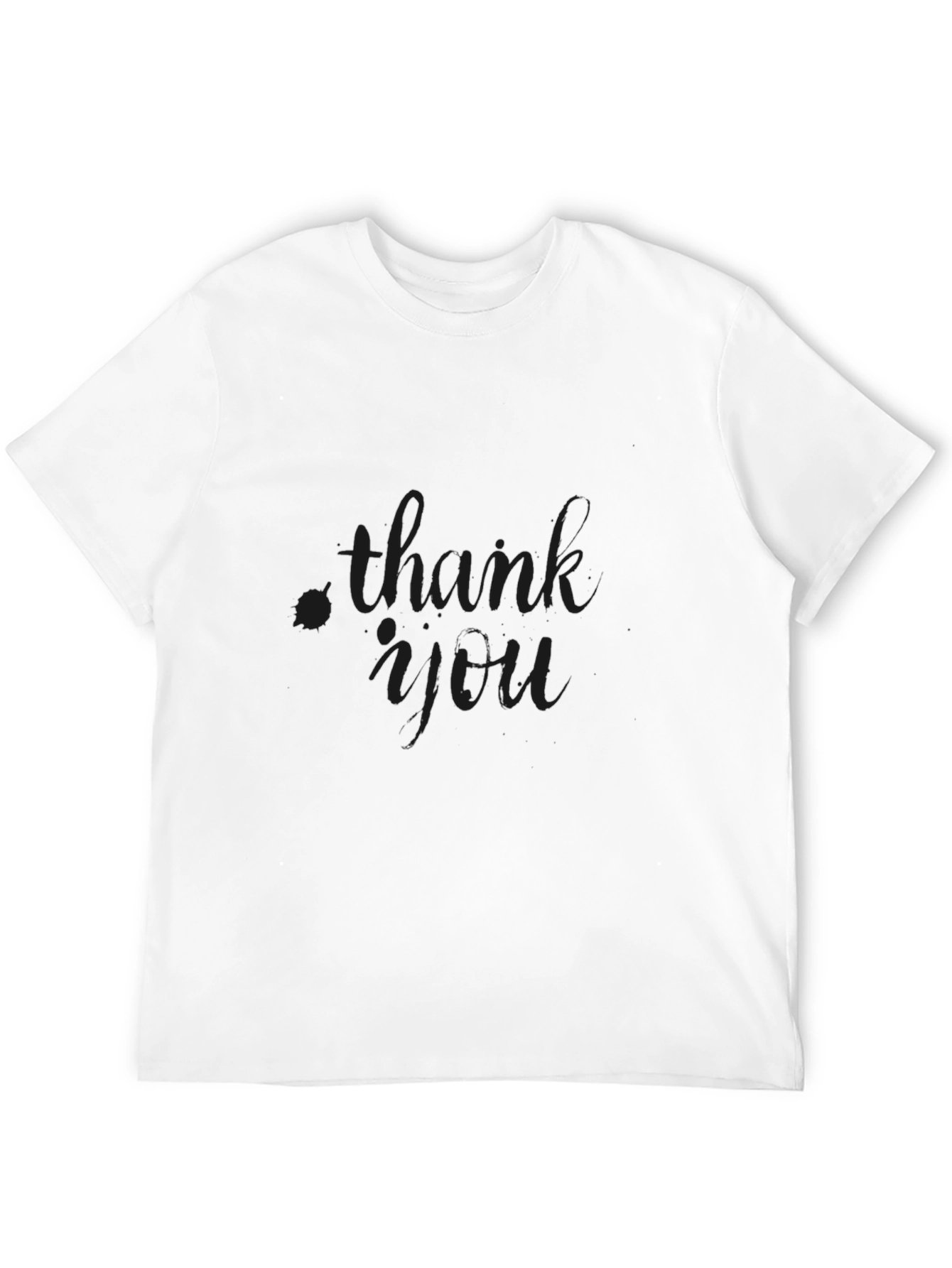 Black Thank You Graphic Tee