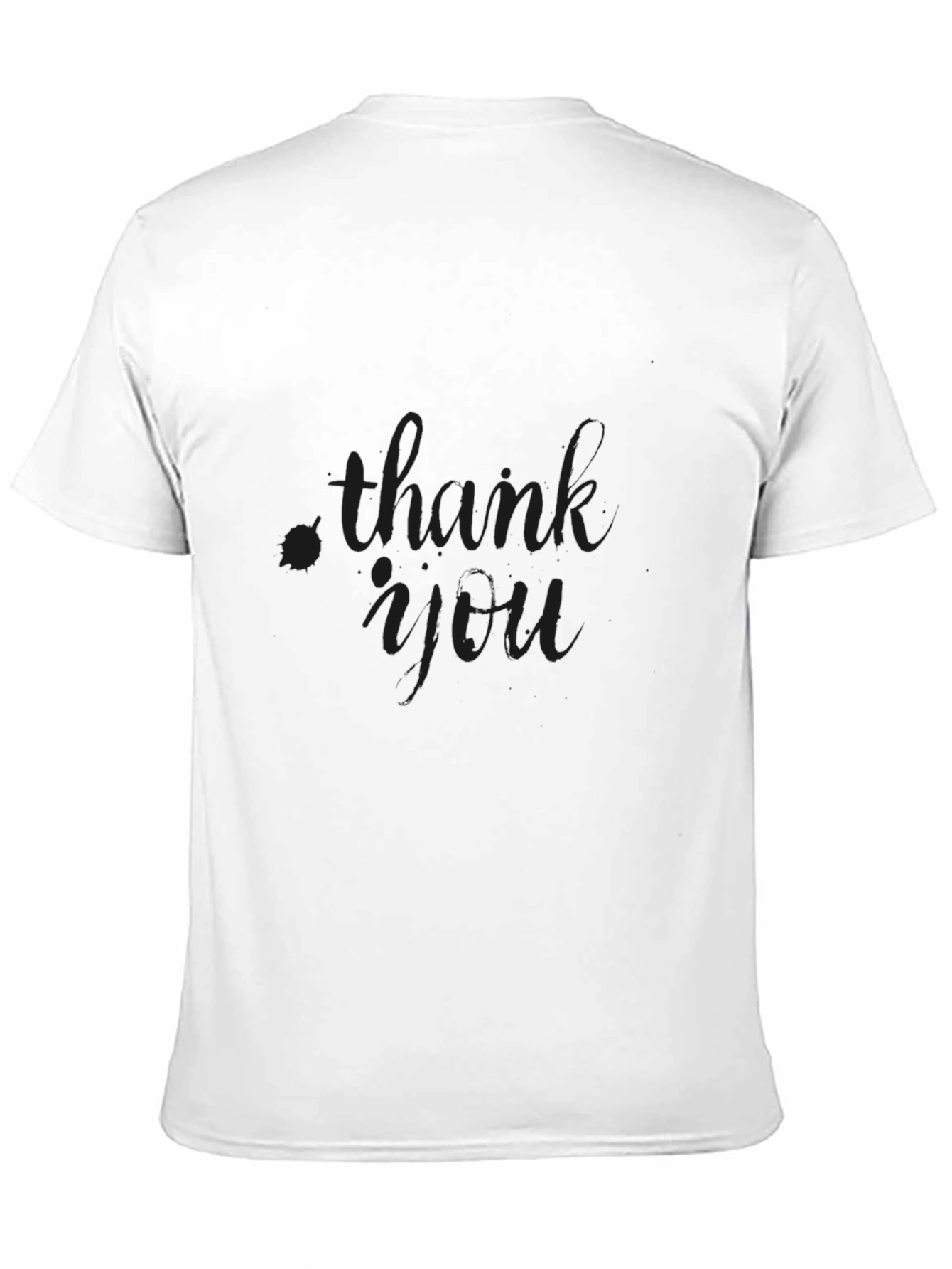 Black Thank You Graphic Tee