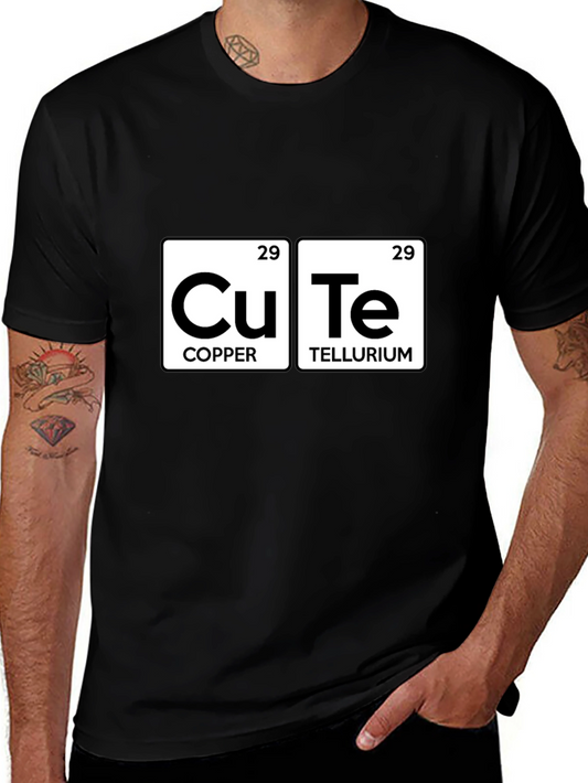 Cute Chemistry T-Shirt: Copper Tellurium Design
