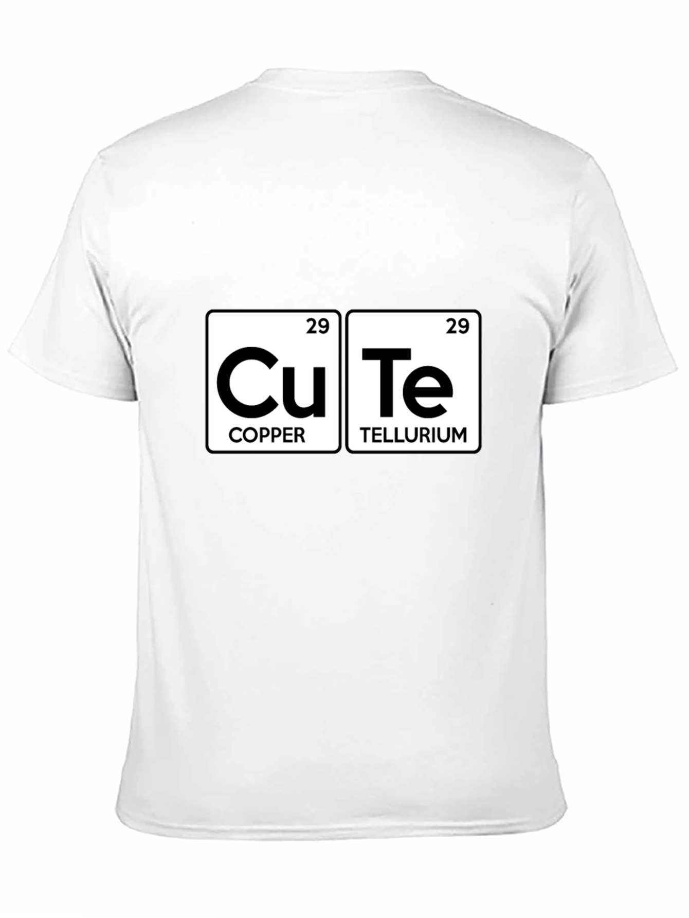 Cute Chemistry T-Shirt: Copper Tellurium Design