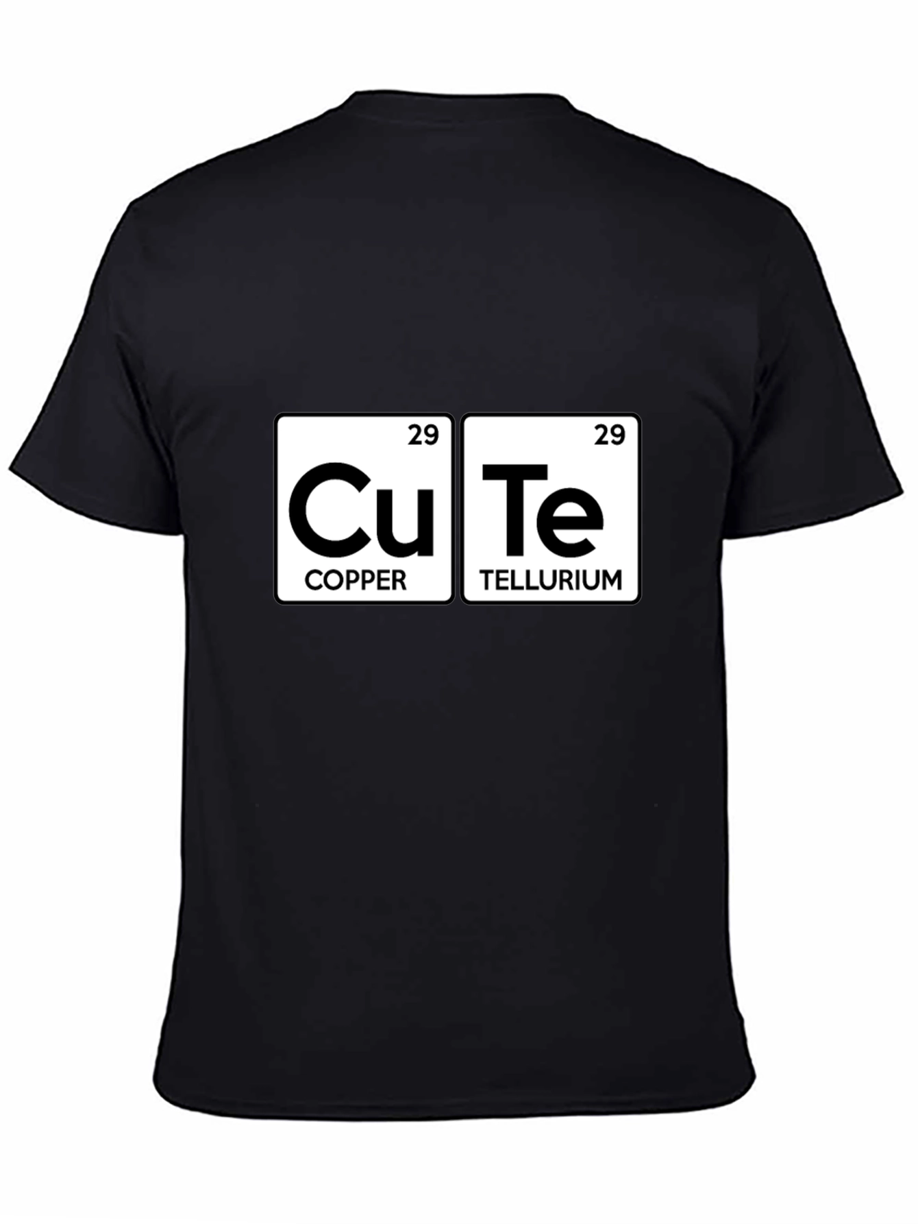 Cute Chemistry T-Shirt: Copper Tellurium Design
