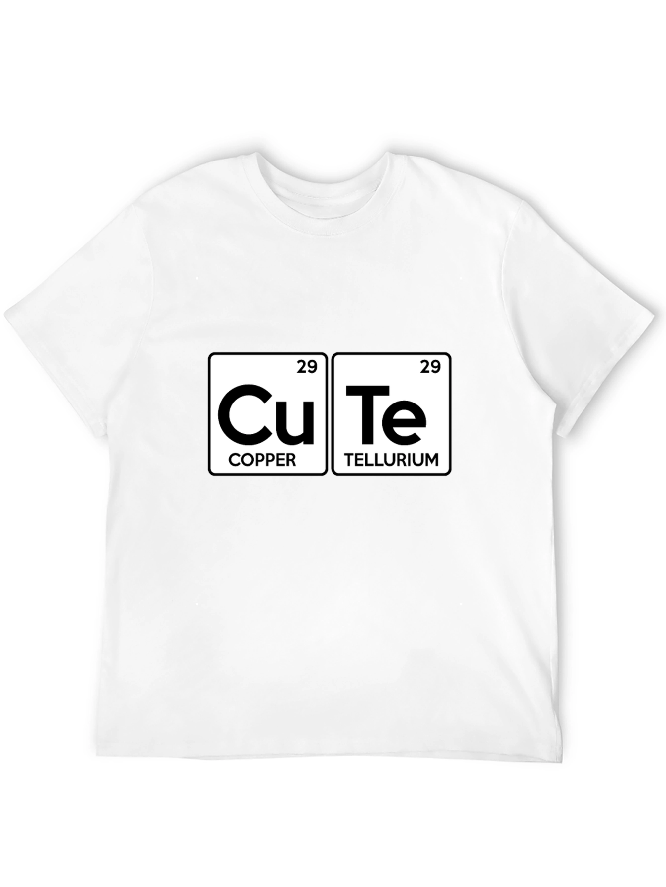 Cute Chemistry T-Shirt: Copper Tellurium Design