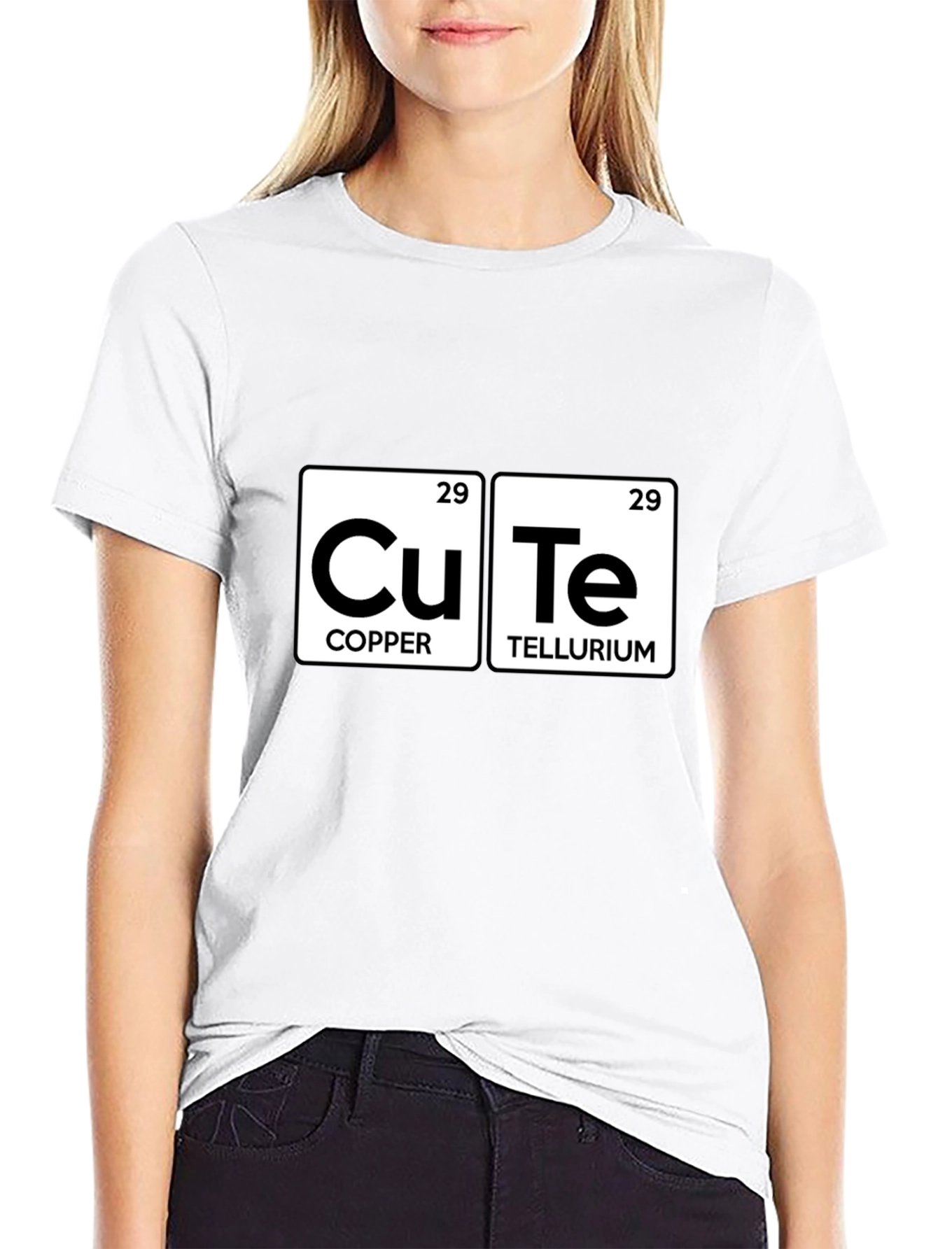 Cute Chemistry T-Shirt: Copper Tellurium Design
