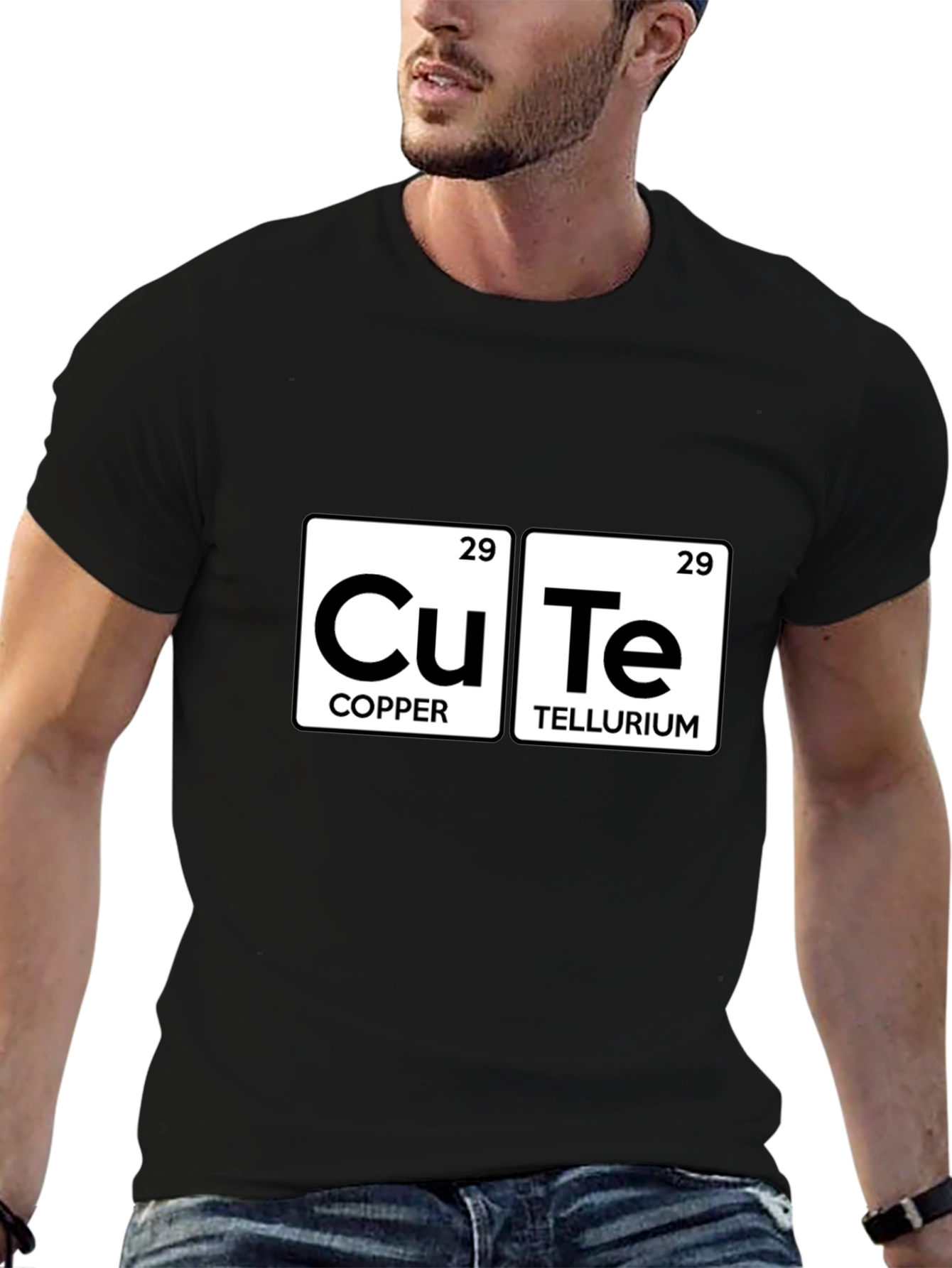 Cute Chemistry T-Shirt: Copper Tellurium Design