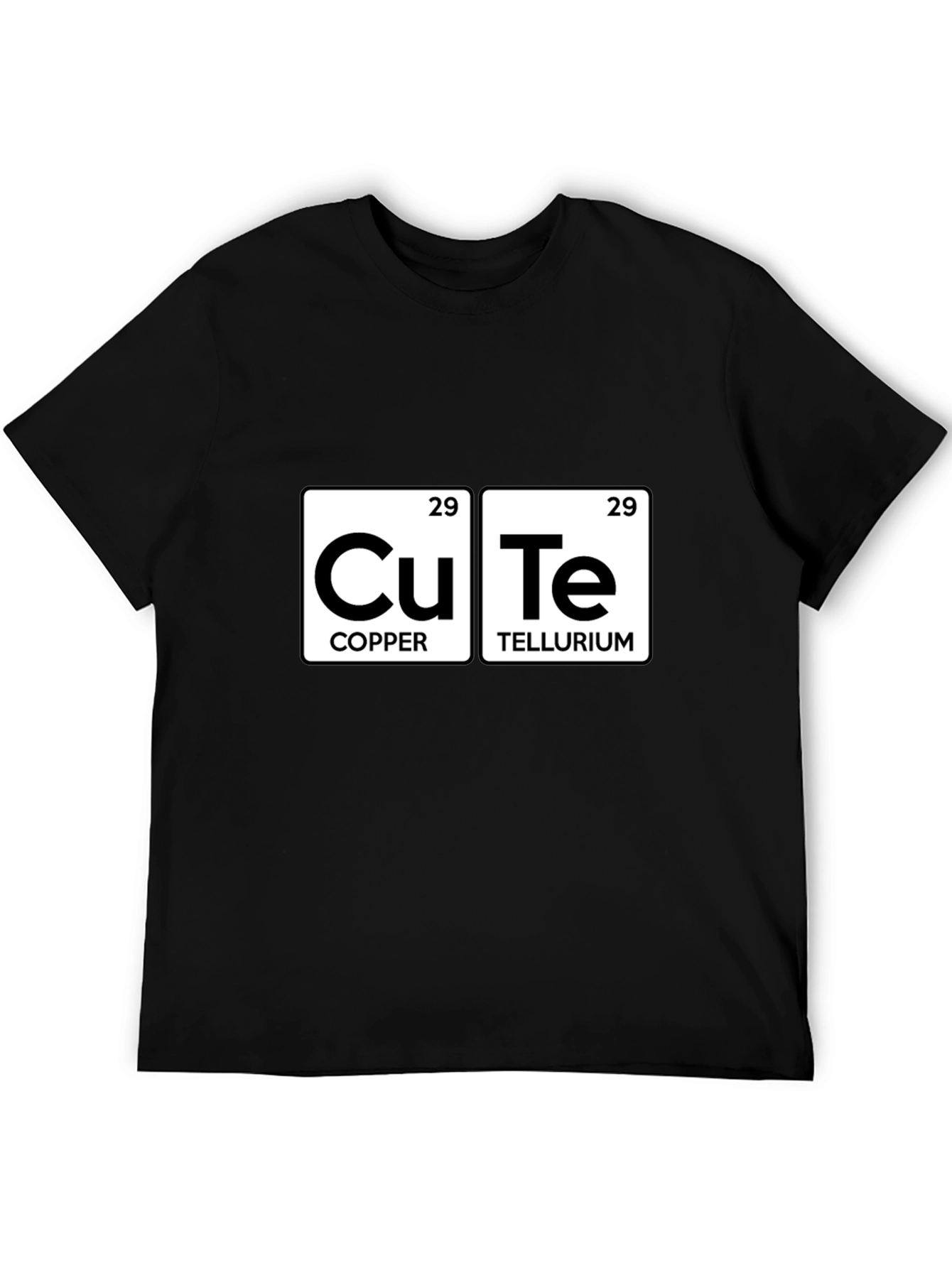 Cute Chemistry T-Shirt: Copper Tellurium Design