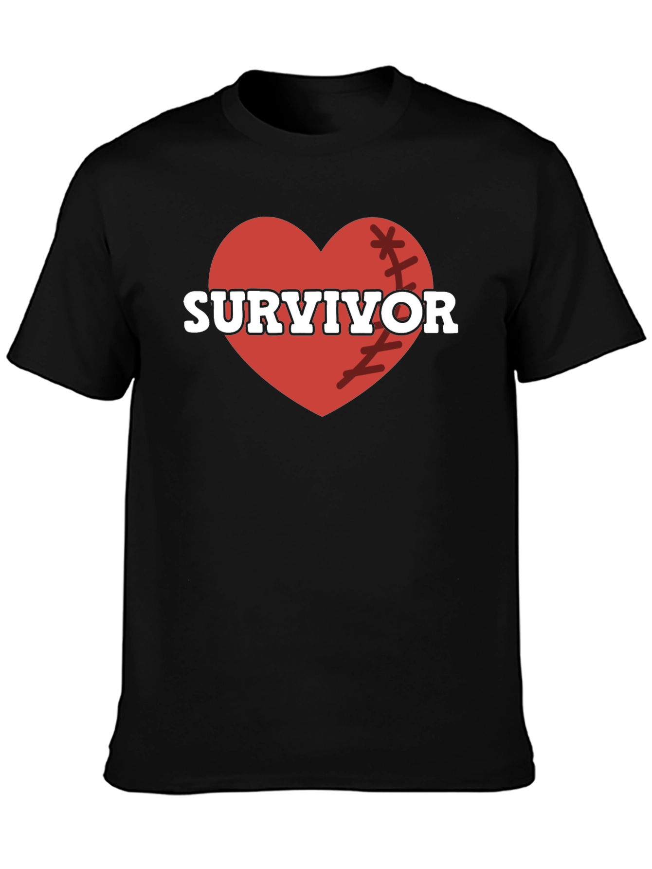 Survivor Heart Graphic Tee