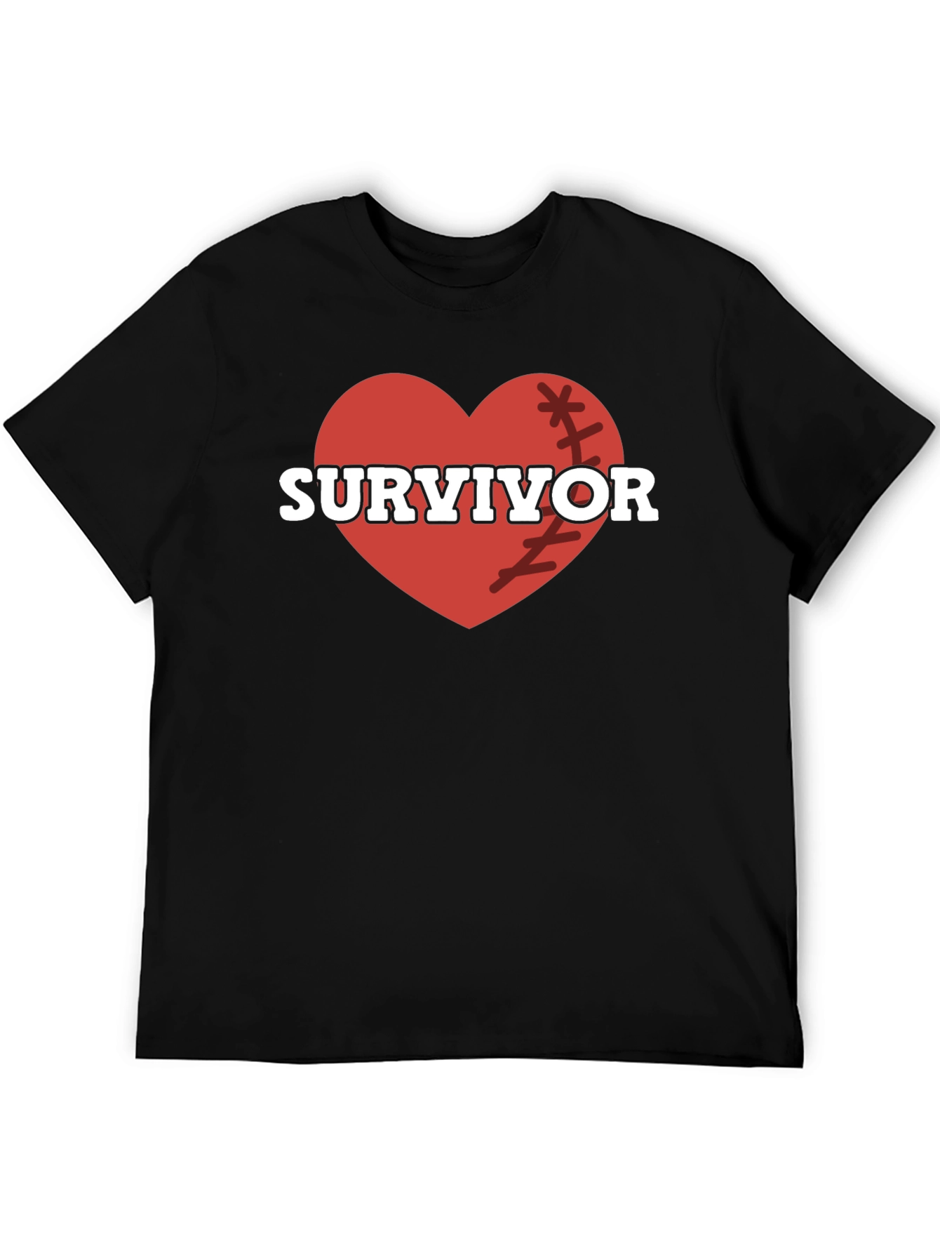 Survivor Heart Graphic Tee