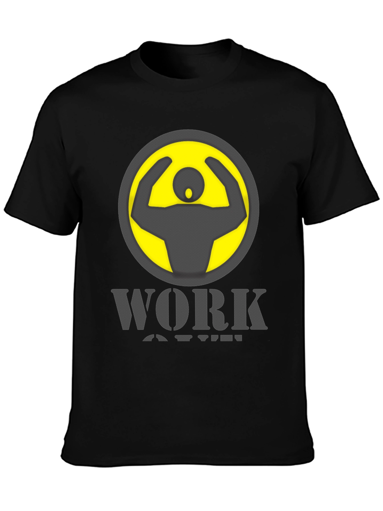 Work Out Graphic Print Crew Neck T-Shirt