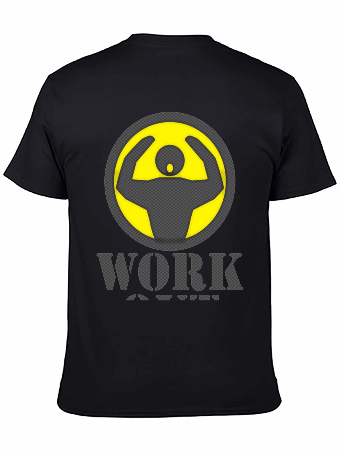 Work Out Graphic Print Crew Neck T-Shirt