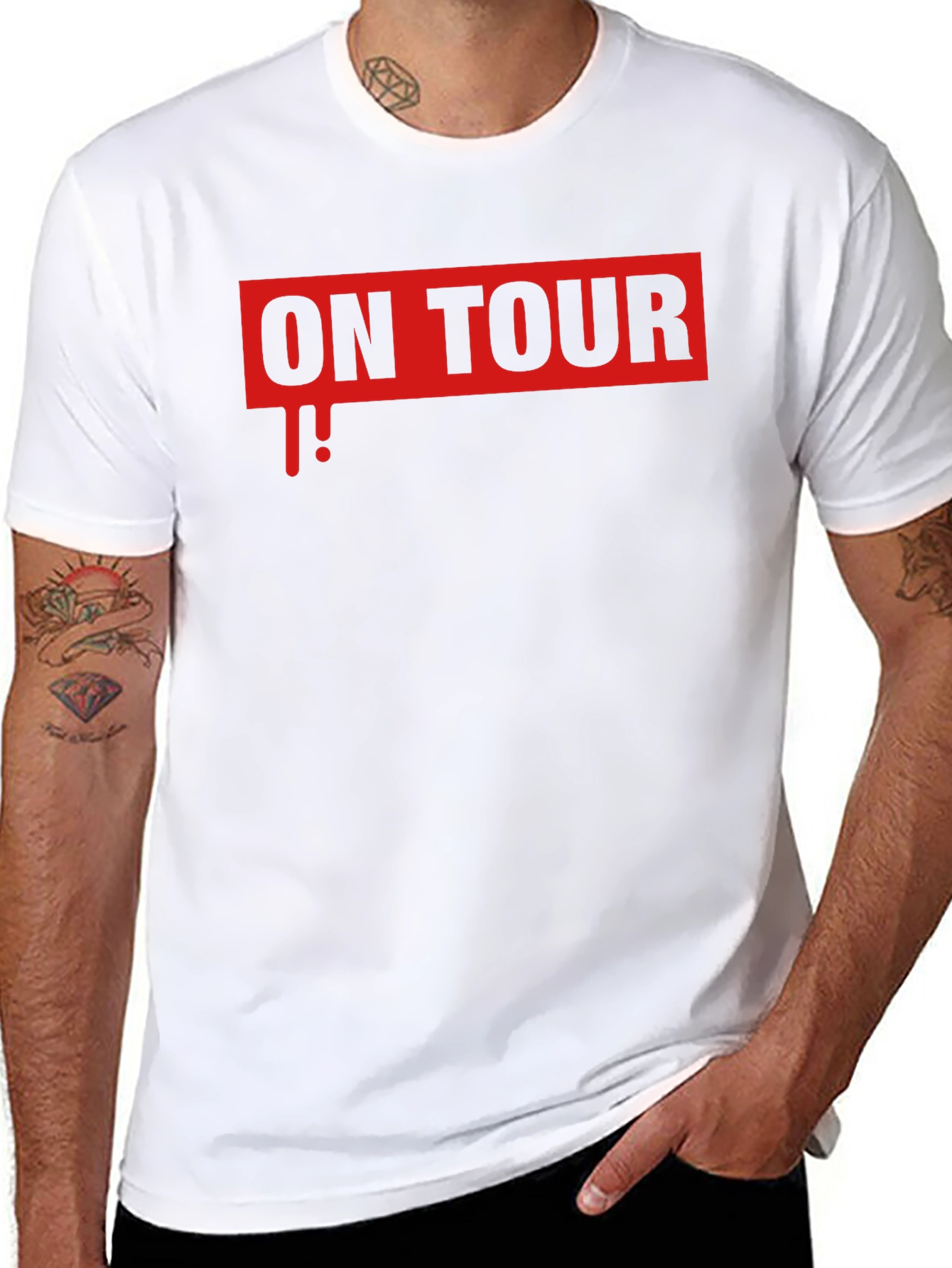 On Tour Graphic T-Shirt - Stylish Band Tee