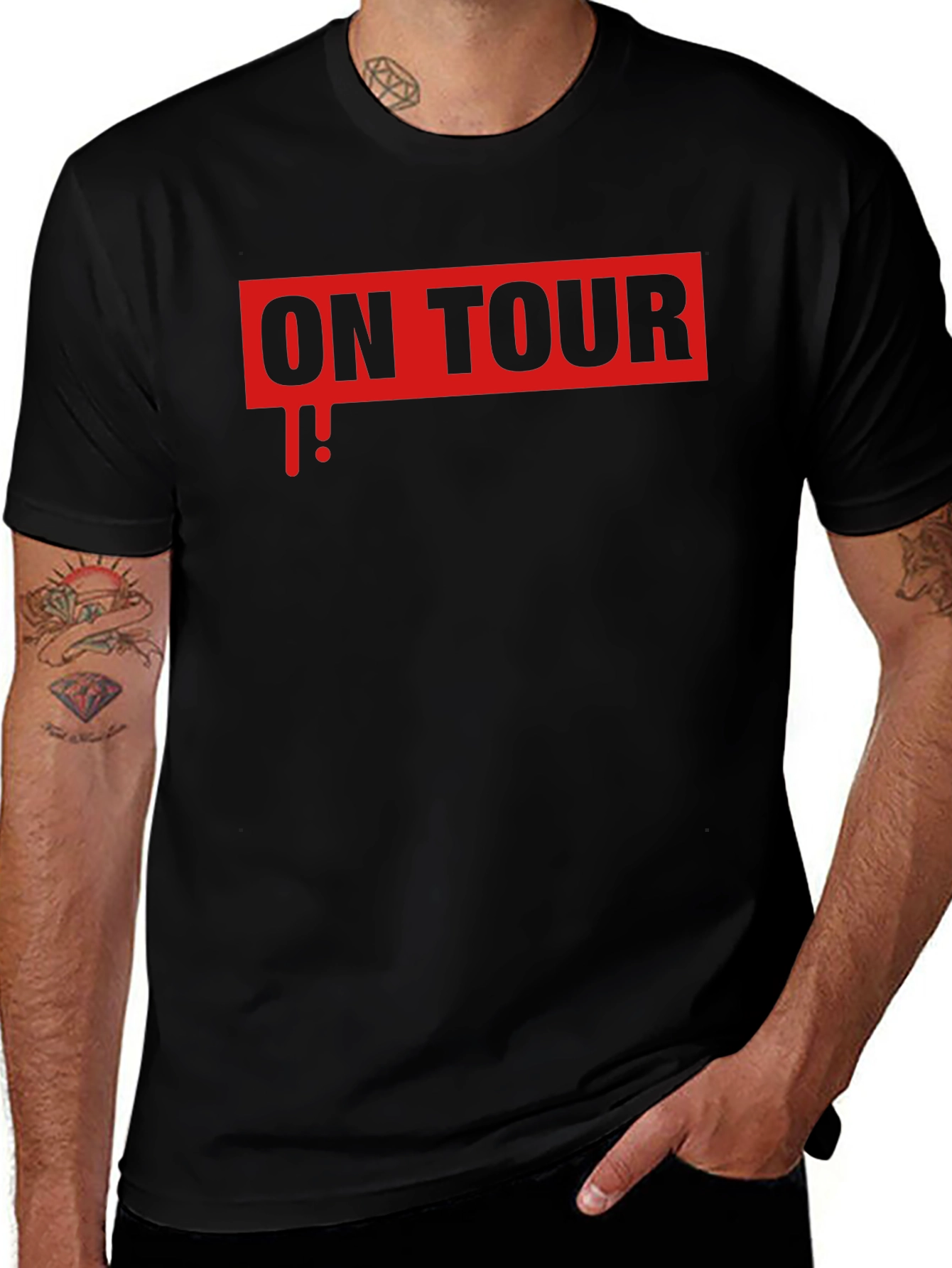On Tour Graphic T-Shirt - Stylish Band Tee