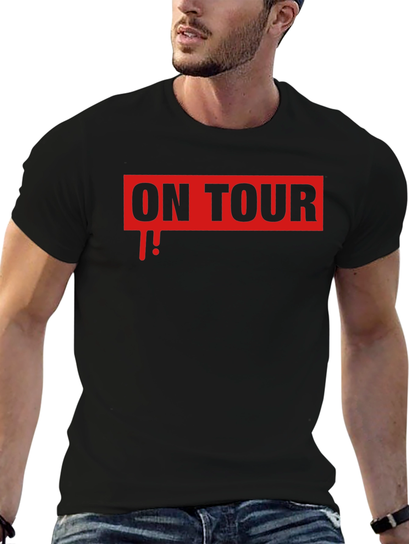 On Tour Graphic T-Shirt - Stylish Band Tee