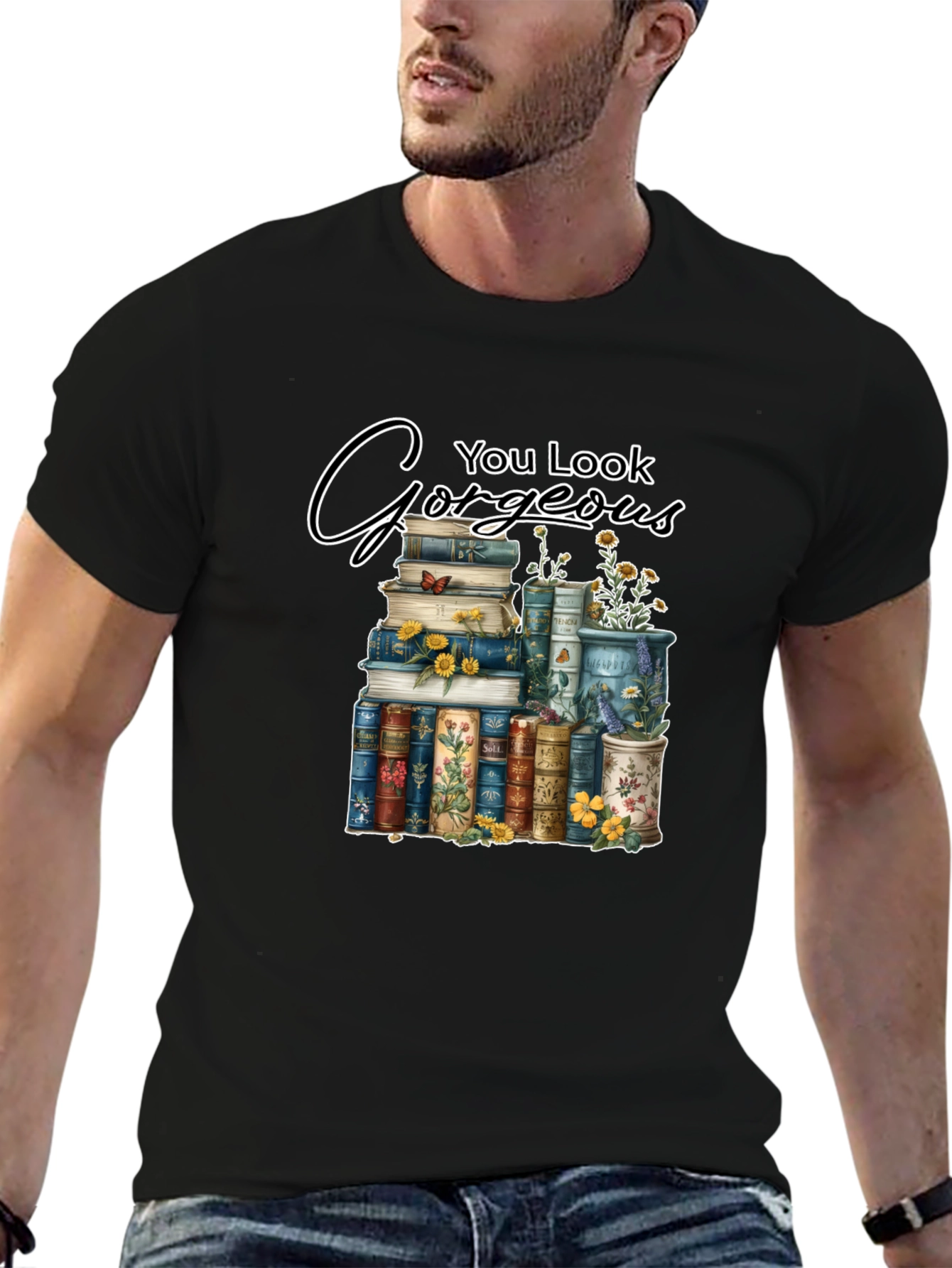 Gorgeous Book Stack T-Shirt