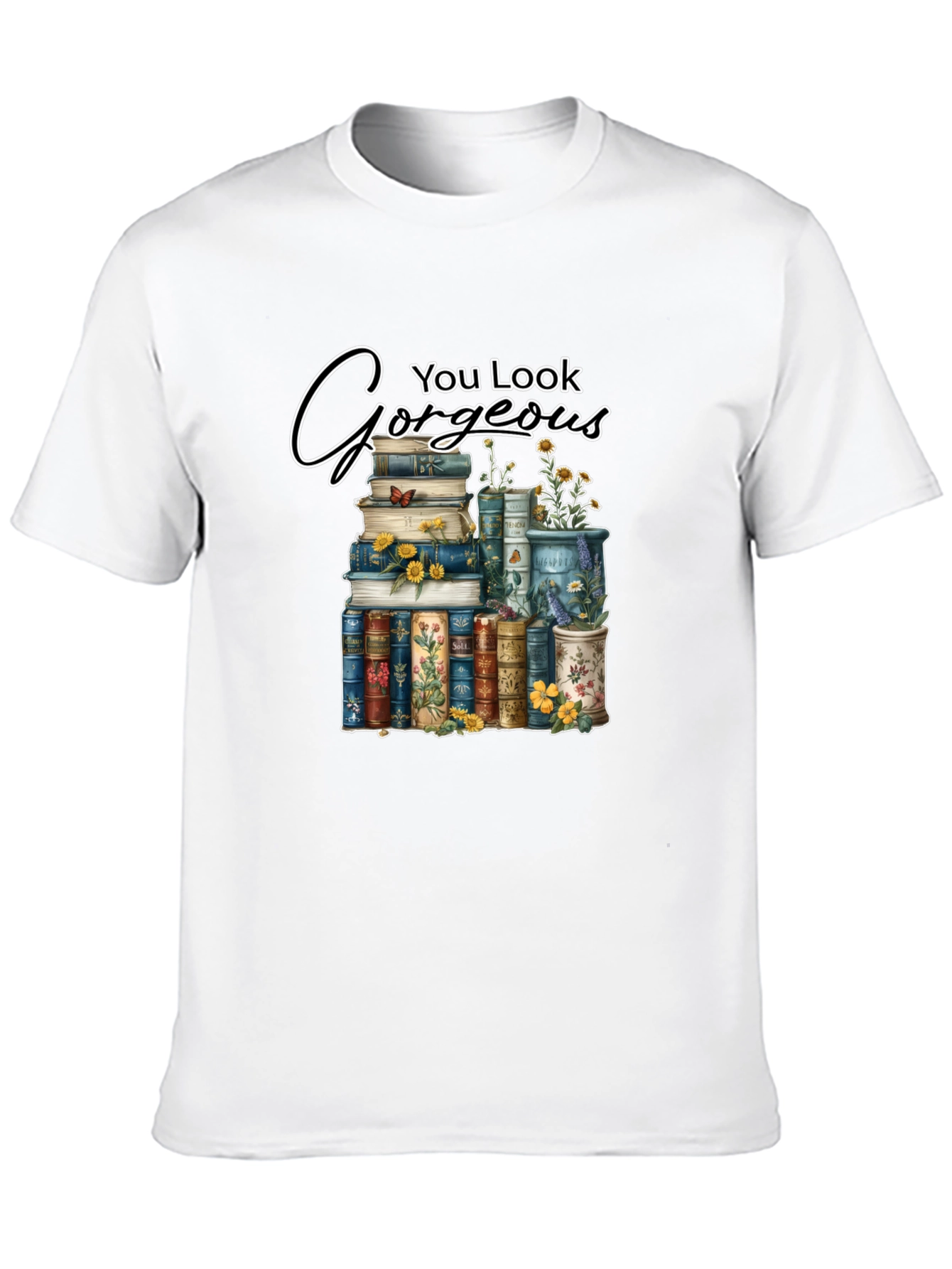 Gorgeous Book Stack T-Shirt