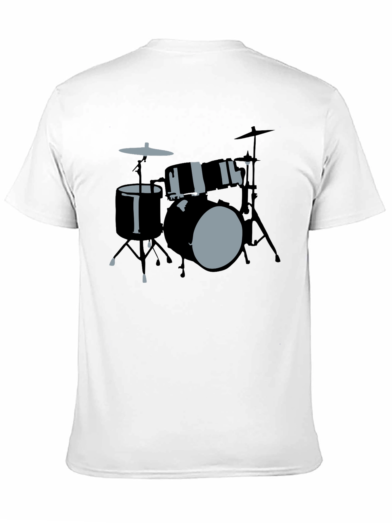 Drum Kit Graphic Tee - Musicians Style