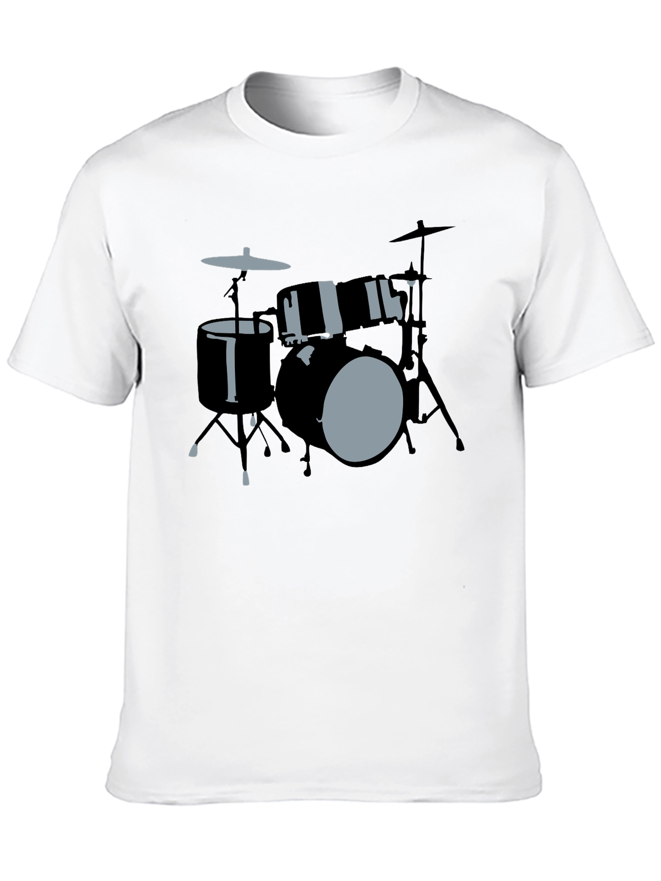 Drum Kit Graphic Tee - Musicians Style