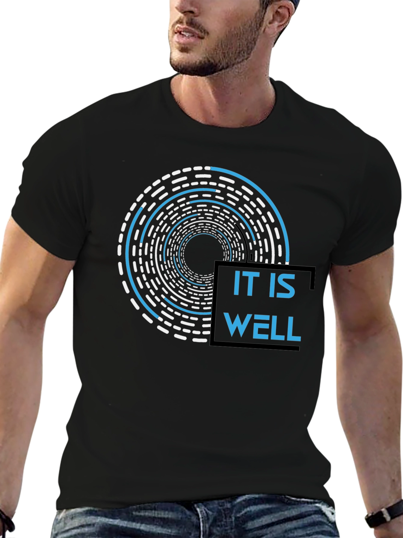 It Is Well T-Shirt - Abstract Design