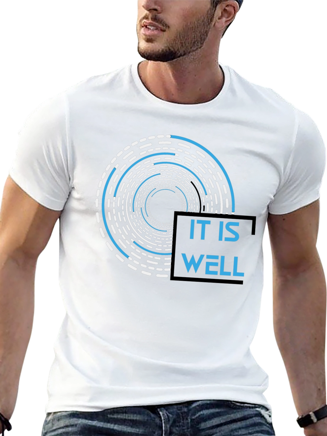 It Is Well T-Shirt - Abstract Design