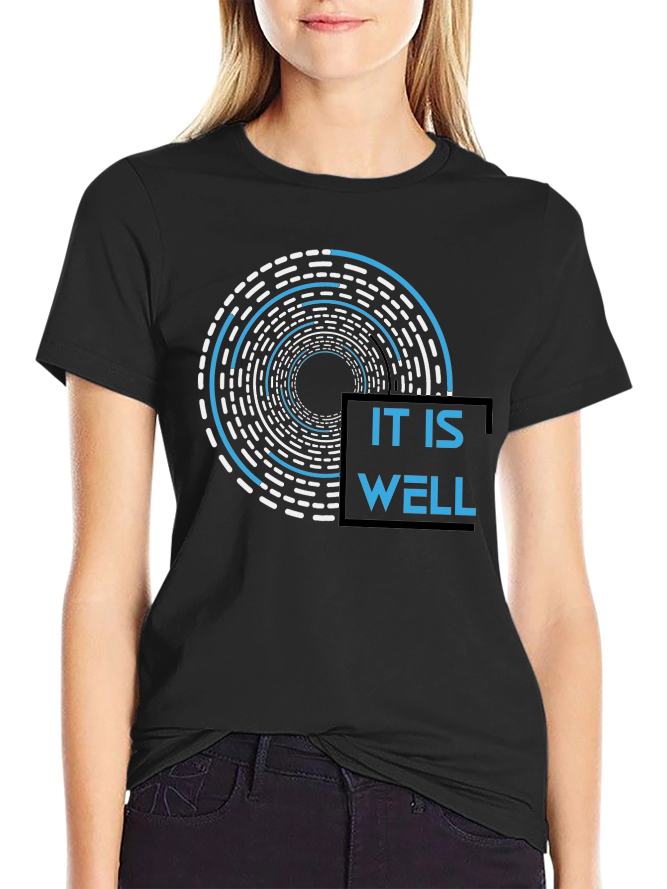 It Is Well T-Shirt - Abstract Design