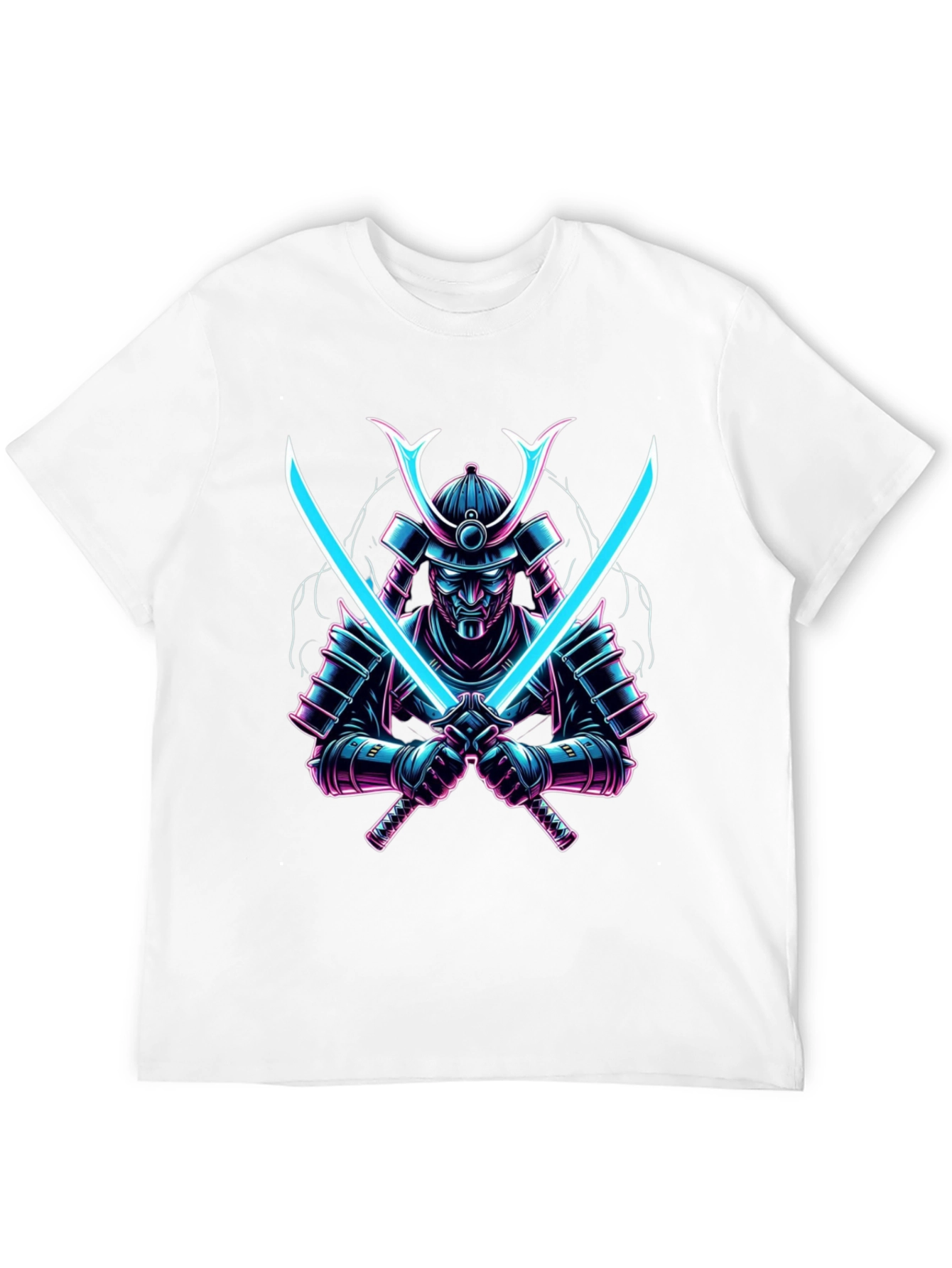 Samurai Warrior Graphic Tee - Black