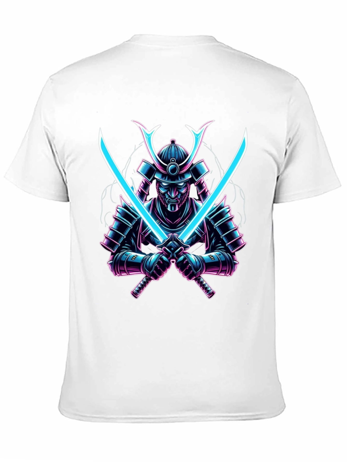 Samurai Warrior Graphic Tee - Black