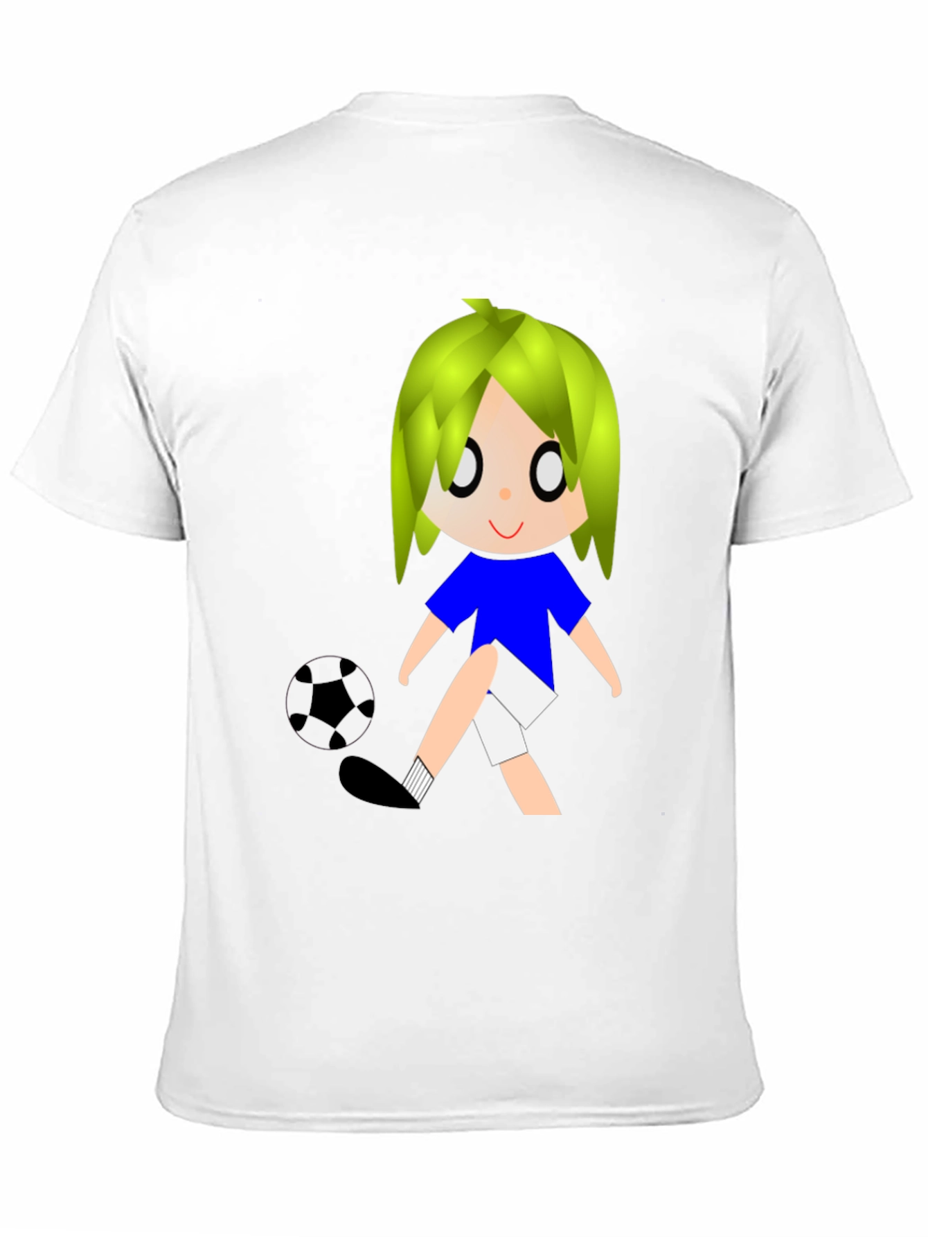 Cartoon Soccer Player T-Shirt